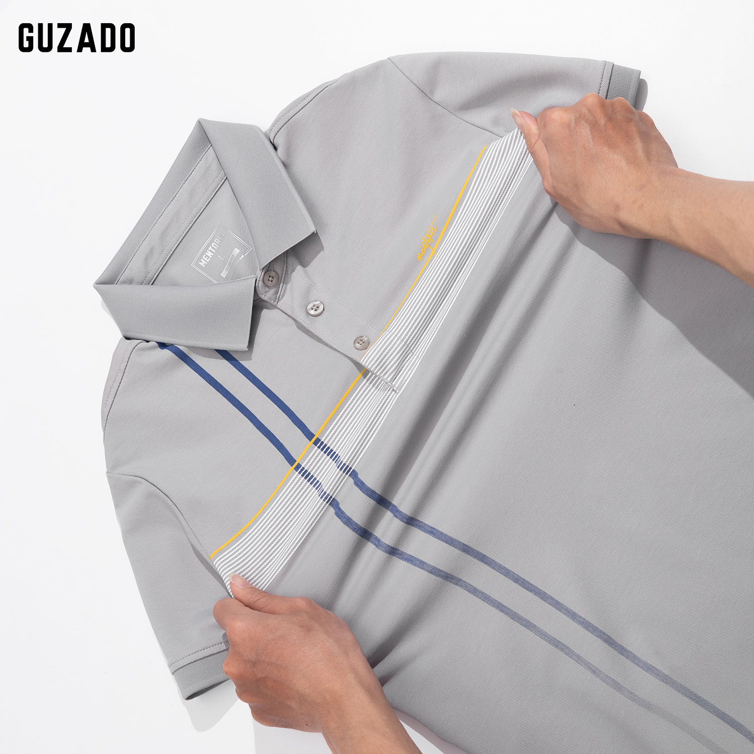 Áo Polo Nam Vải Cotton Form Slim Fit Thương Hiệu GUZADO MPL2512S_thumbnail_4