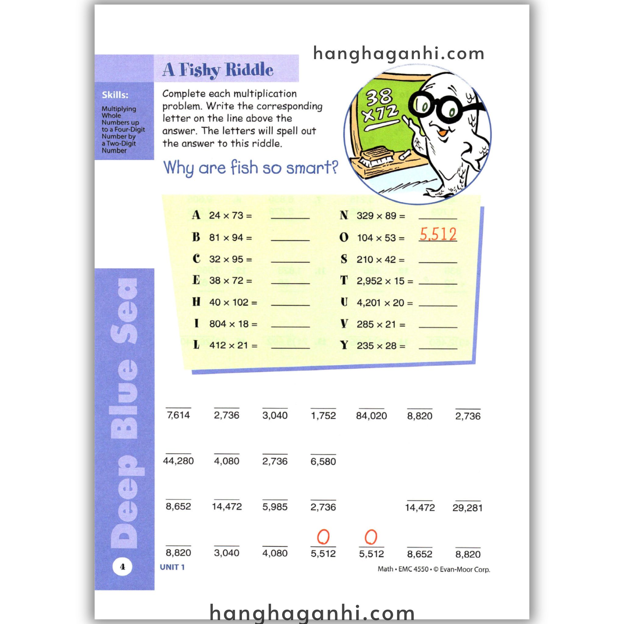 Skill Sharpeners Math Grade 6, Sách Toán Mỹ Evan Moor cho học sinh lớp 6_thumbnail_6