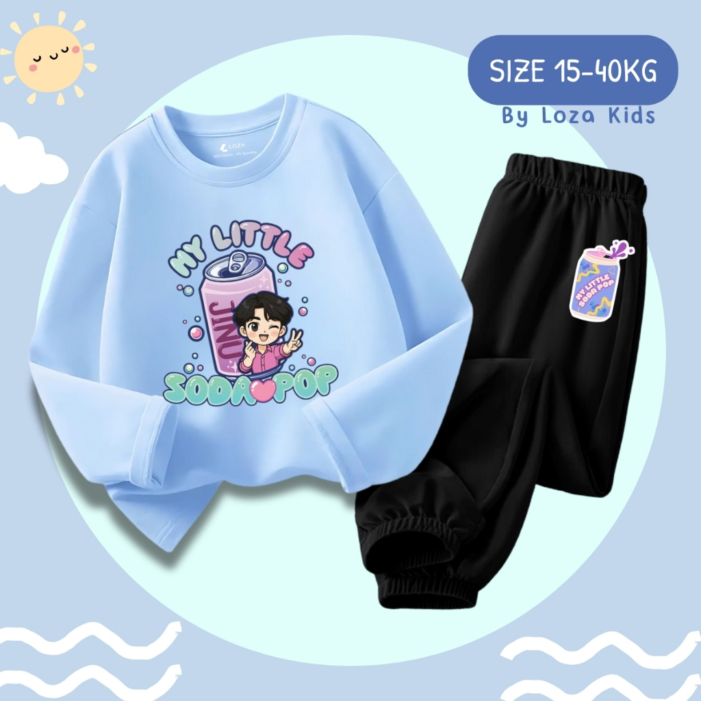 Bộ Thu - Đông bé trai in chữ SODA POP  - Loza Kids BW454_thumbnail_1