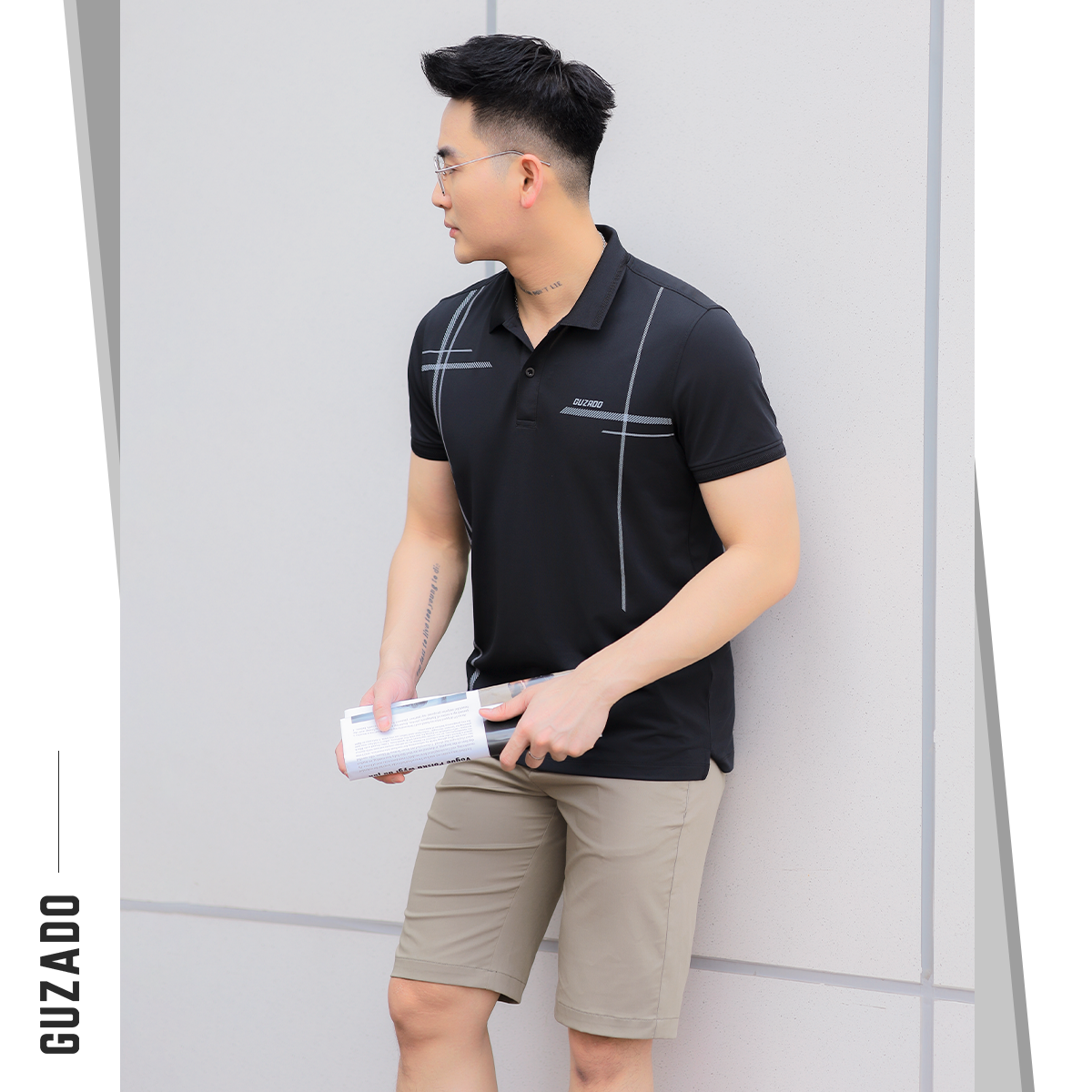 Áo Polo Nam GUZADO Sọc Thể Thao Nam Tính Sang Trọng GPS209_thumbnail_18