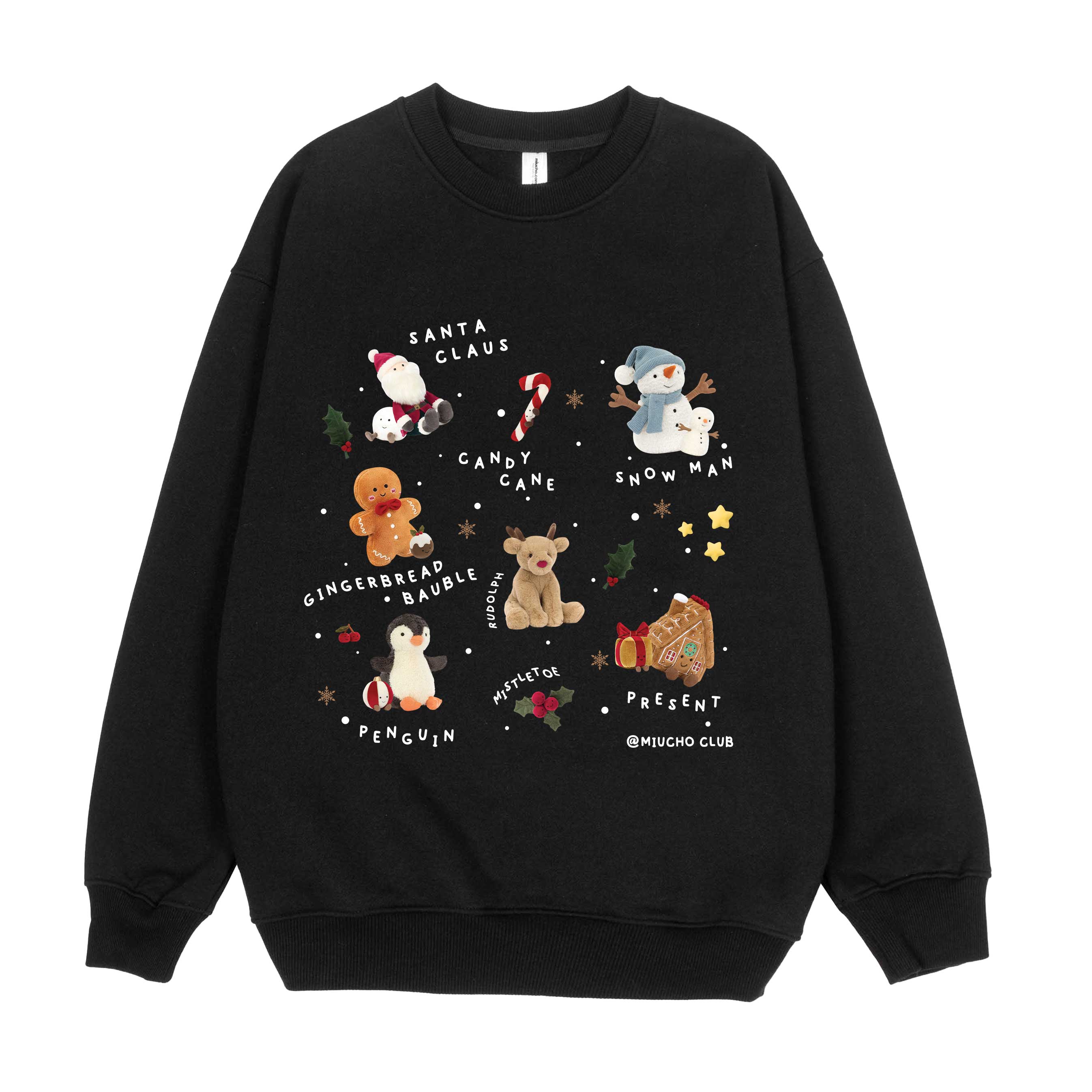 Áo sweater nam nữ giáng sinh noel form rộng vải nỉ chân cua STD1719 Miucho in mix_thumbnail_7