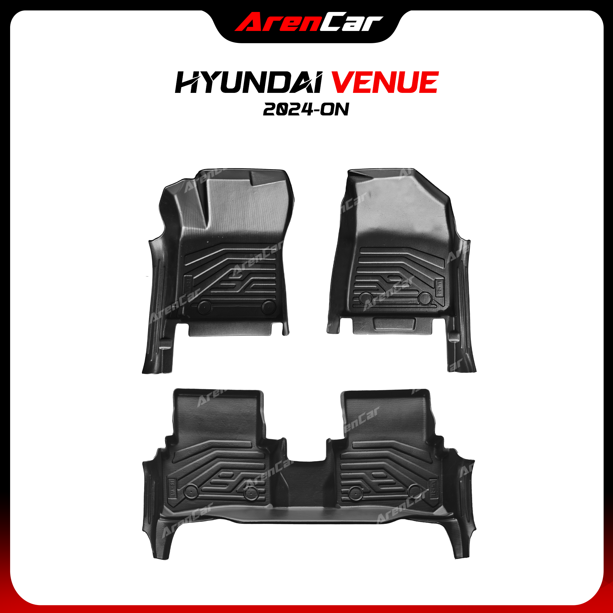 Thảm Lót Sàn Ô Tô Nhựa Đúc TPE Hyundai Venue