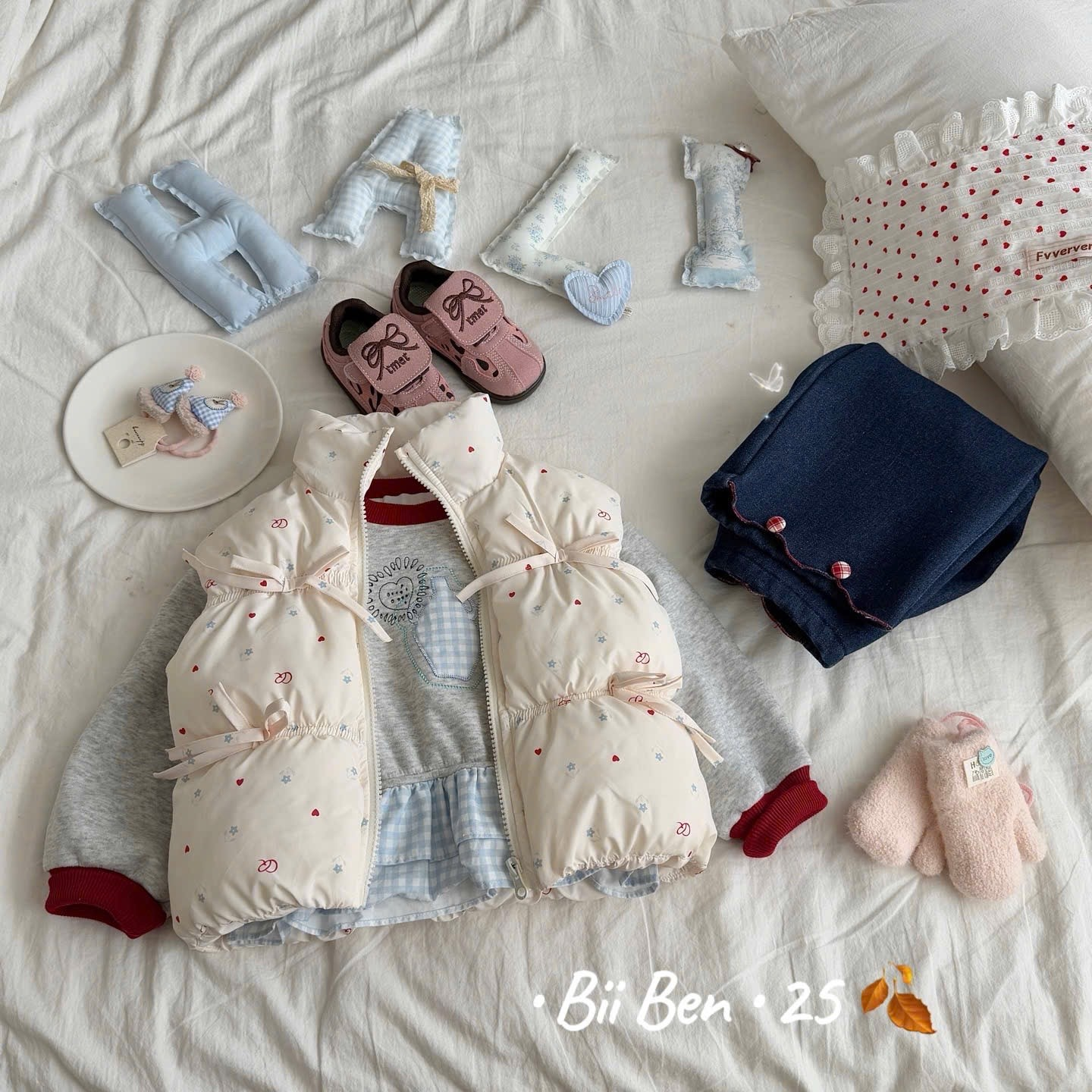 (M123) Áo khoác gile cao cổ họa tiết nhí_thumbnail_0