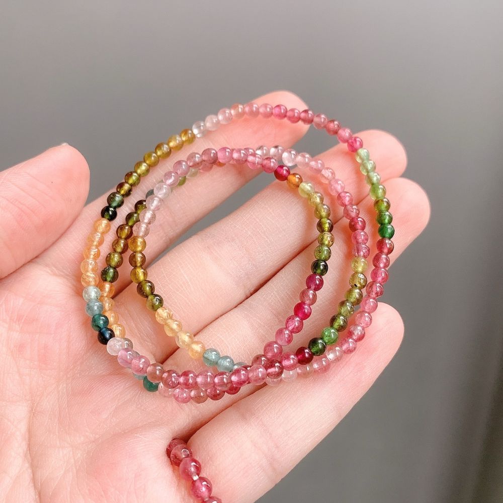 PT193 - Chuỗi vòng Tourmaline đa sắc