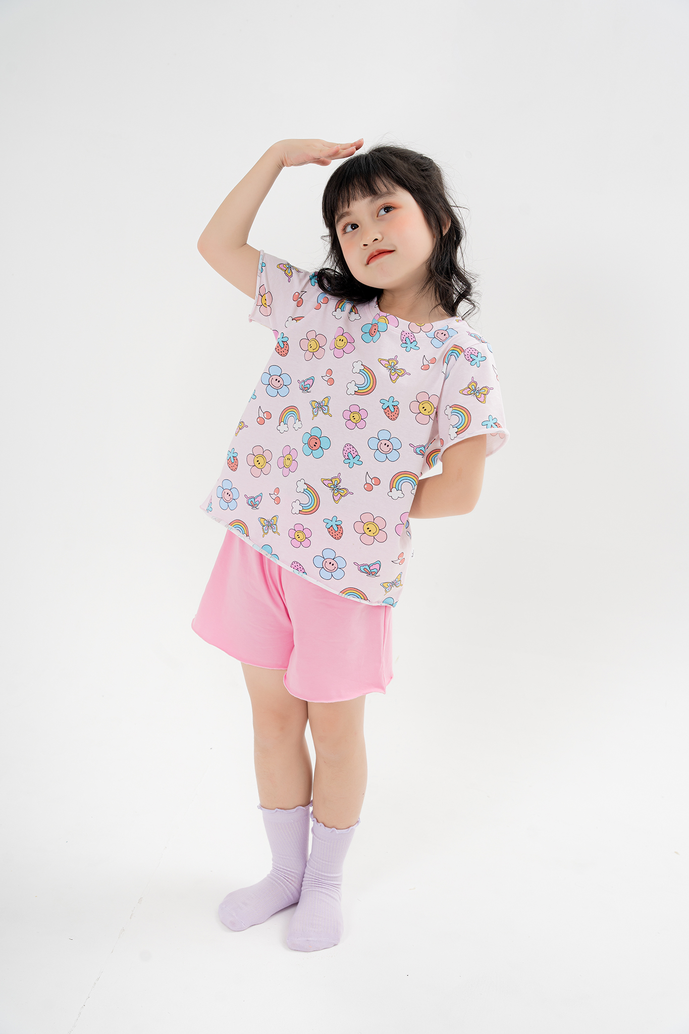 Bộ cộc tay hoạ tiết cuốn bèo nổi_thumbnail_2