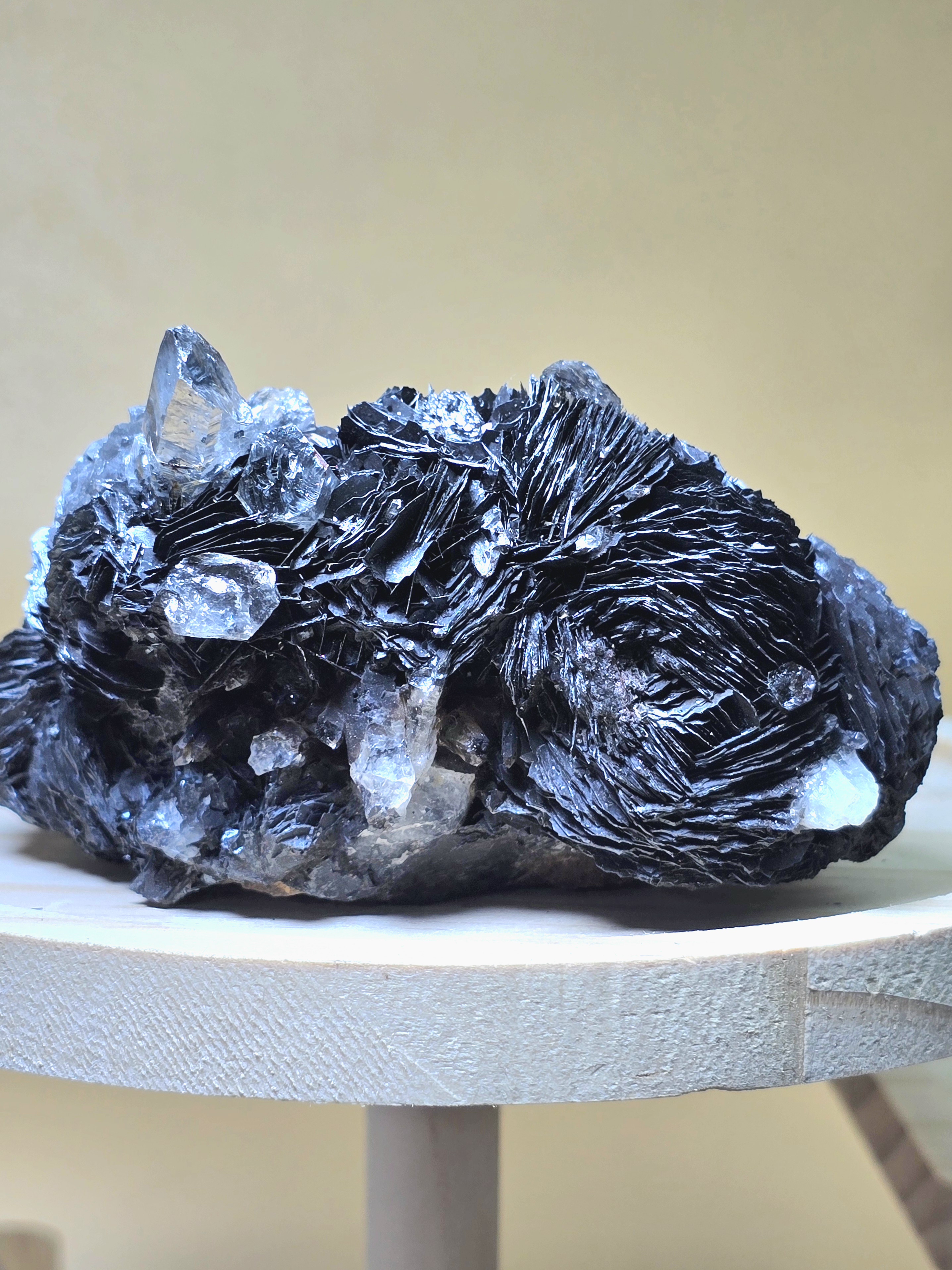 Tinh thể Hematite var. Specularite cộng sinh Thạch Anh – Premium Collection