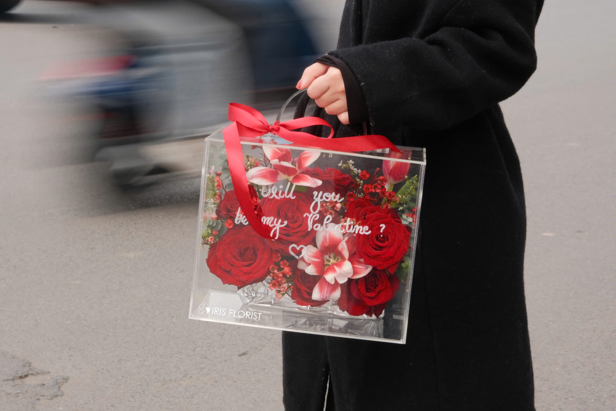 Box Mica - Tone đỏ - size S