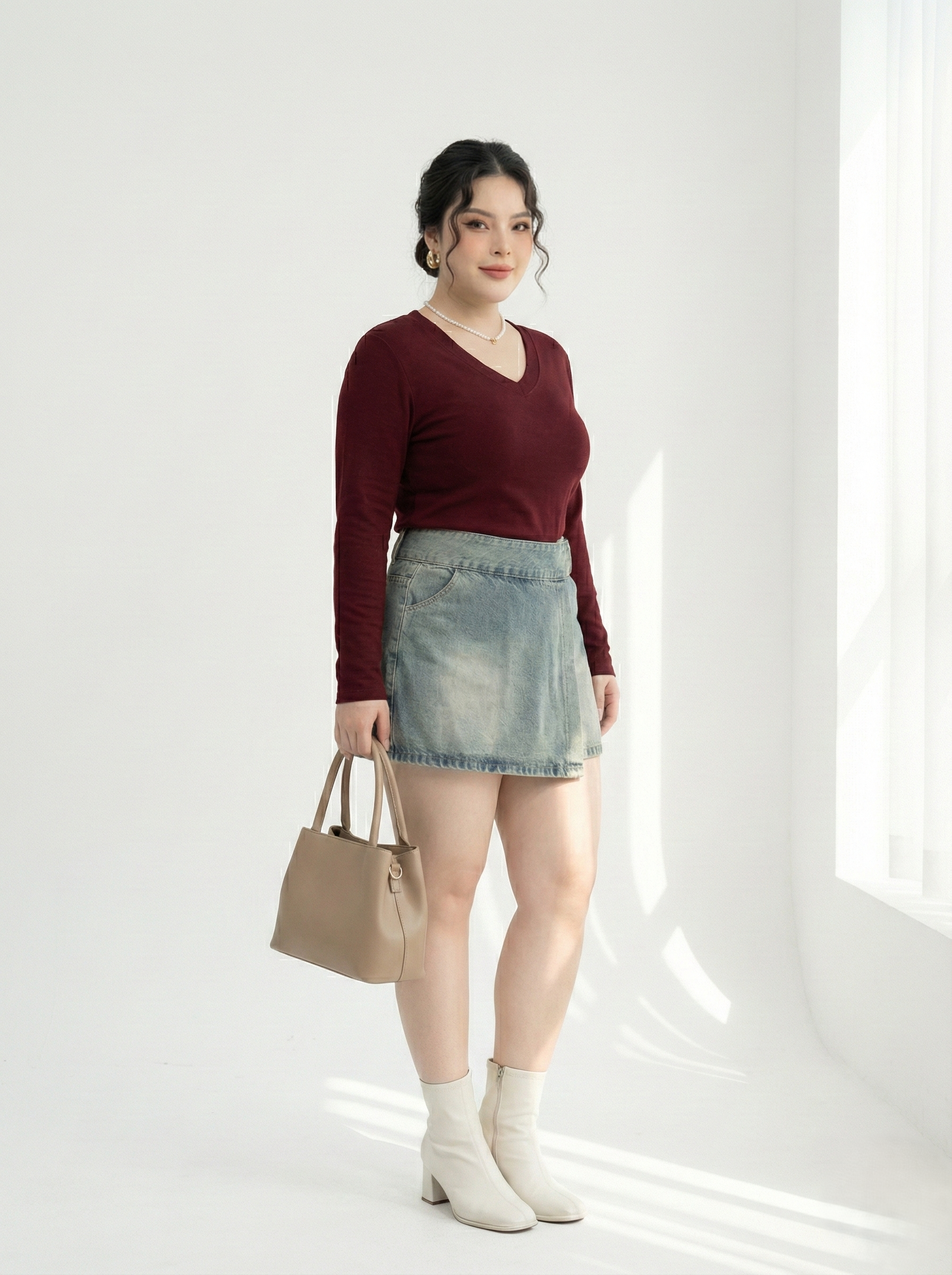 BGSIZE NỮ- Quần váy jean kiểu T-QVJ2112_thumbnail_10