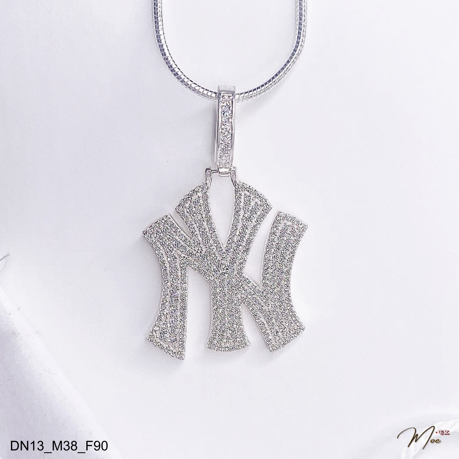 MN29 - Mặt dây chuyền nam New York NY nạm đá