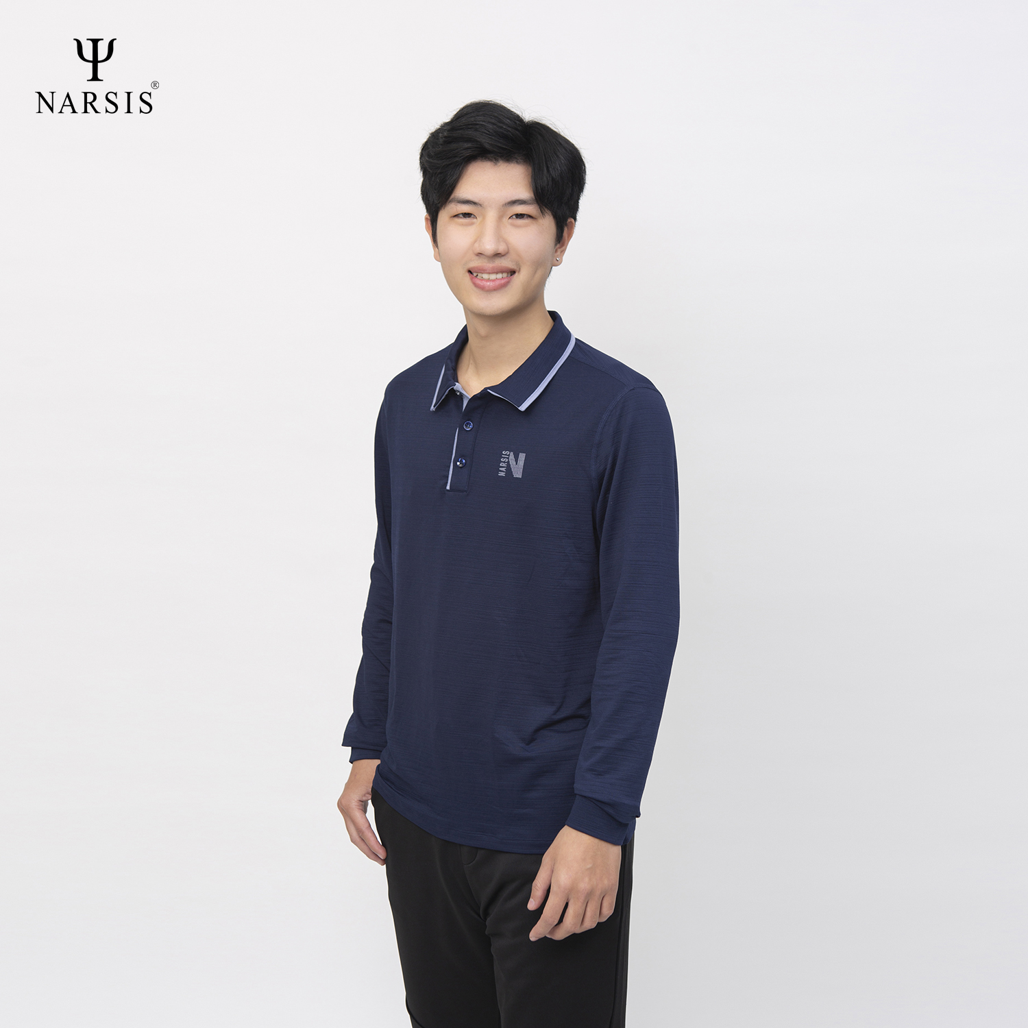 ÁO THU ĐÔNG NAM D0032 NARSIS CHẤT LIỆU THOÁNG MÁT, DỄ CHỊU, THOẢI MÁI CẢ NGÀY, DỄ VẬN ĐỘNG_thumbnail_0
