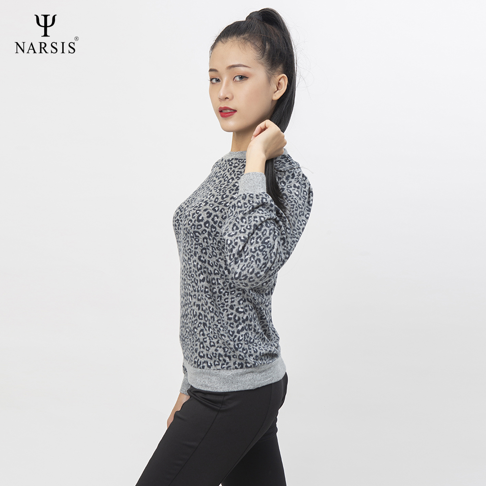 ÁO THU ĐÔNG NỮ L0024 NARSIS VẢI LEN COTTON ẤM ÁP, THOÁNG MÁT, GIỮ ẤM TỐT, MỀM MẠI_thumbnail_2