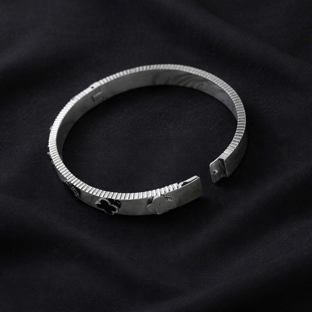 vòng tay titan cuff vca đen trơn_thumbnail_2