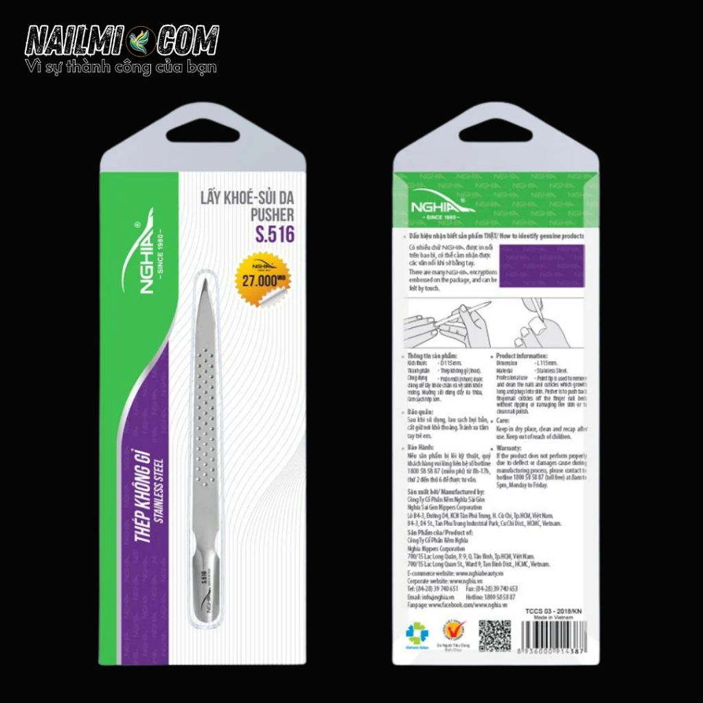 Đẩy da lấy khóe Nghĩa S516