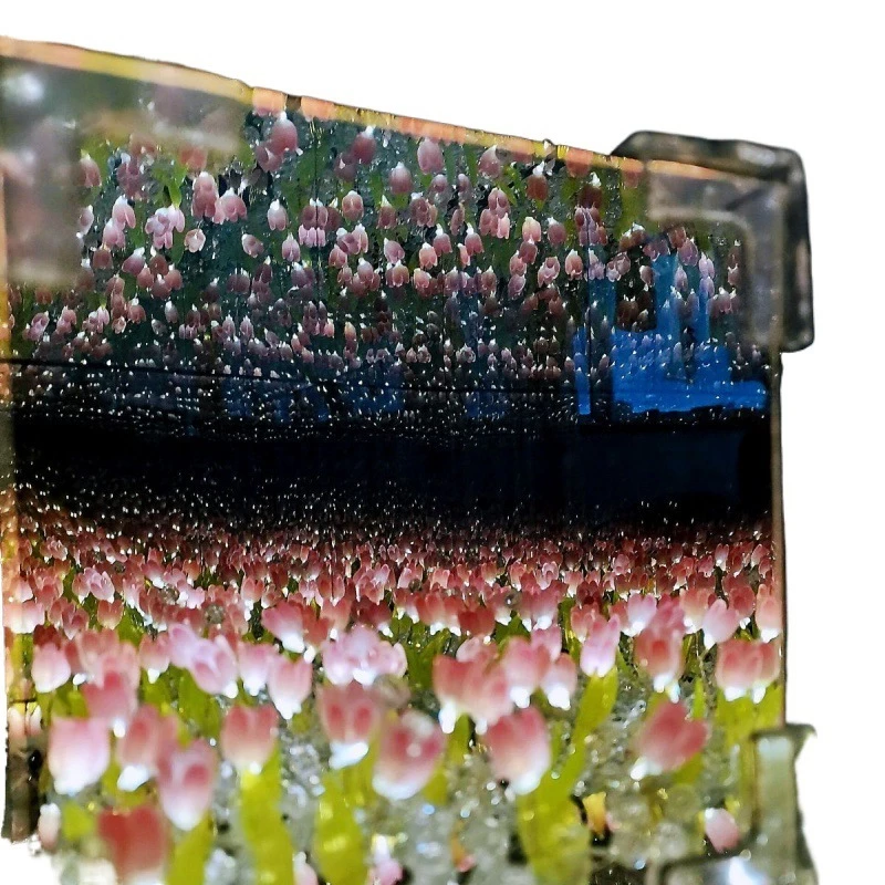 Tulip lamp Led Mirror Light Rubik's Cube Night Light DIY 21 PCS Flower Light_thumbnail_2