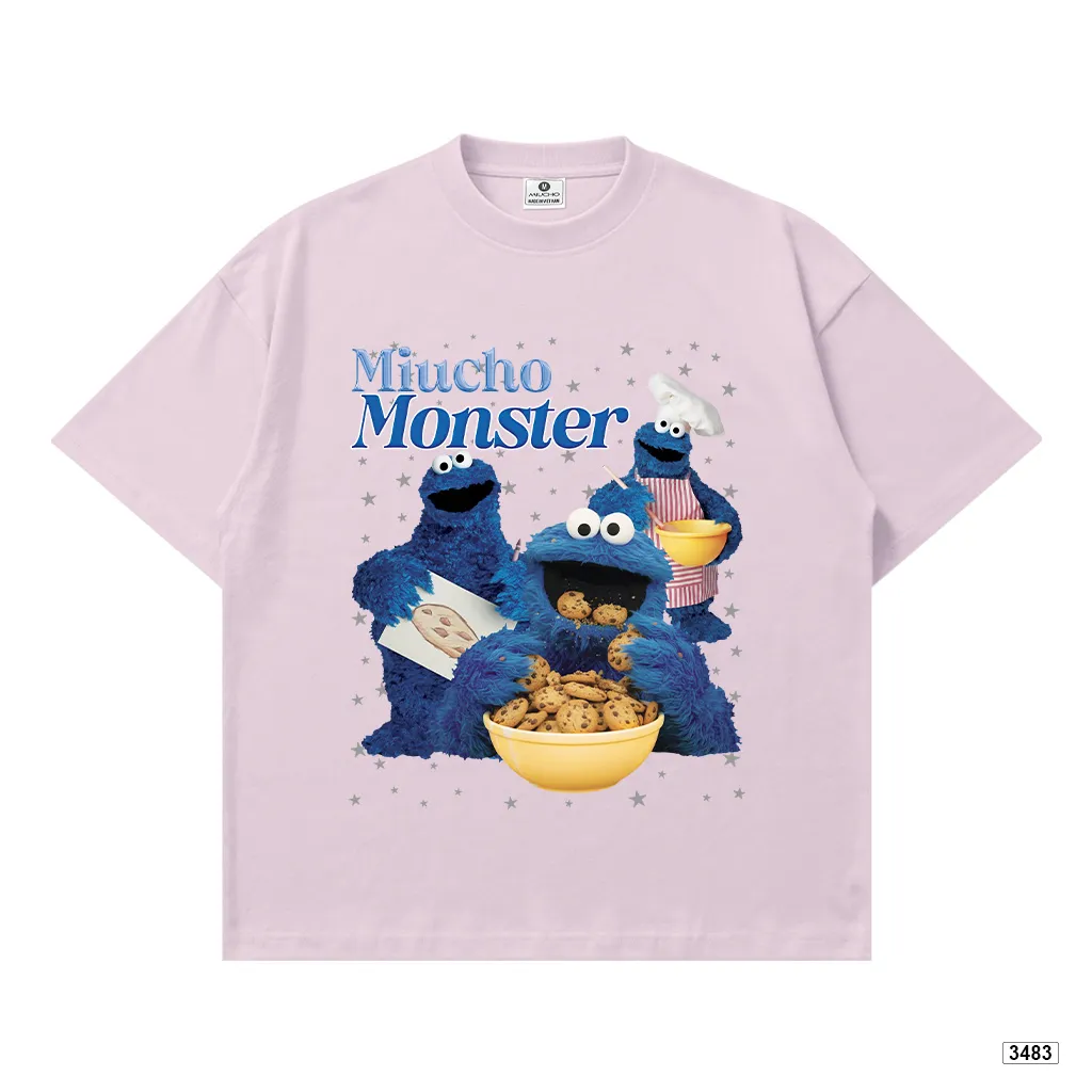 Áo thun boxy hoạt hình Miucho Monster tôn dáng chuẩn form 3483_thumbnail_17