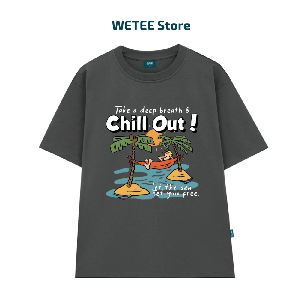Áo thun unisex UX30 BST CÂY DỪA đi biển mùa hè dáng oversized Local brand WETEE - T050_thumbnail_19