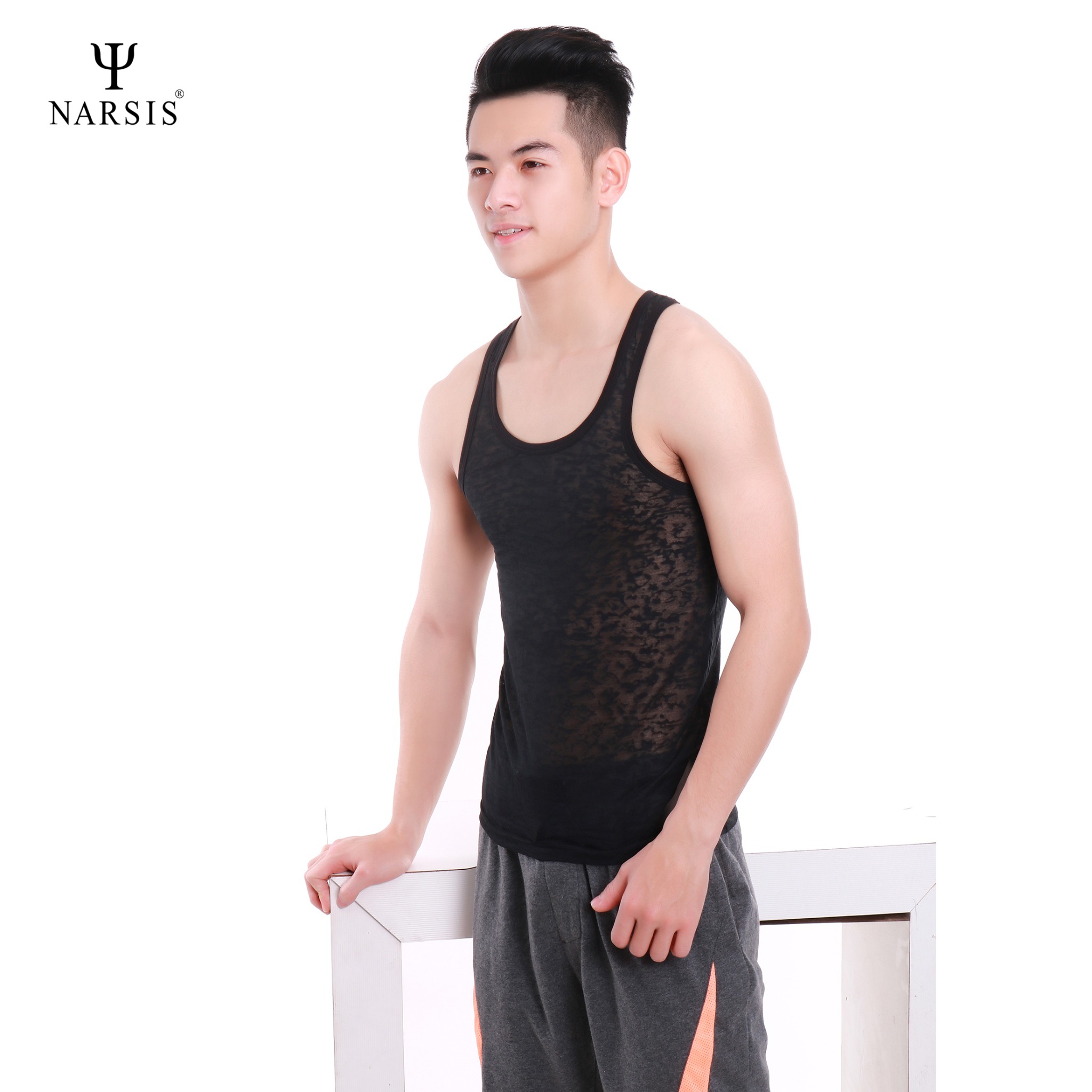 ÁO MAY Ô NAM D3015 NARSIS VẢI COTTON MỀM MẠI, CO GIÃN TỐT, VẢI THOẢI MÁI VẬN ĐỘNG, HÚT ẨM TỐT_thumbnail_0