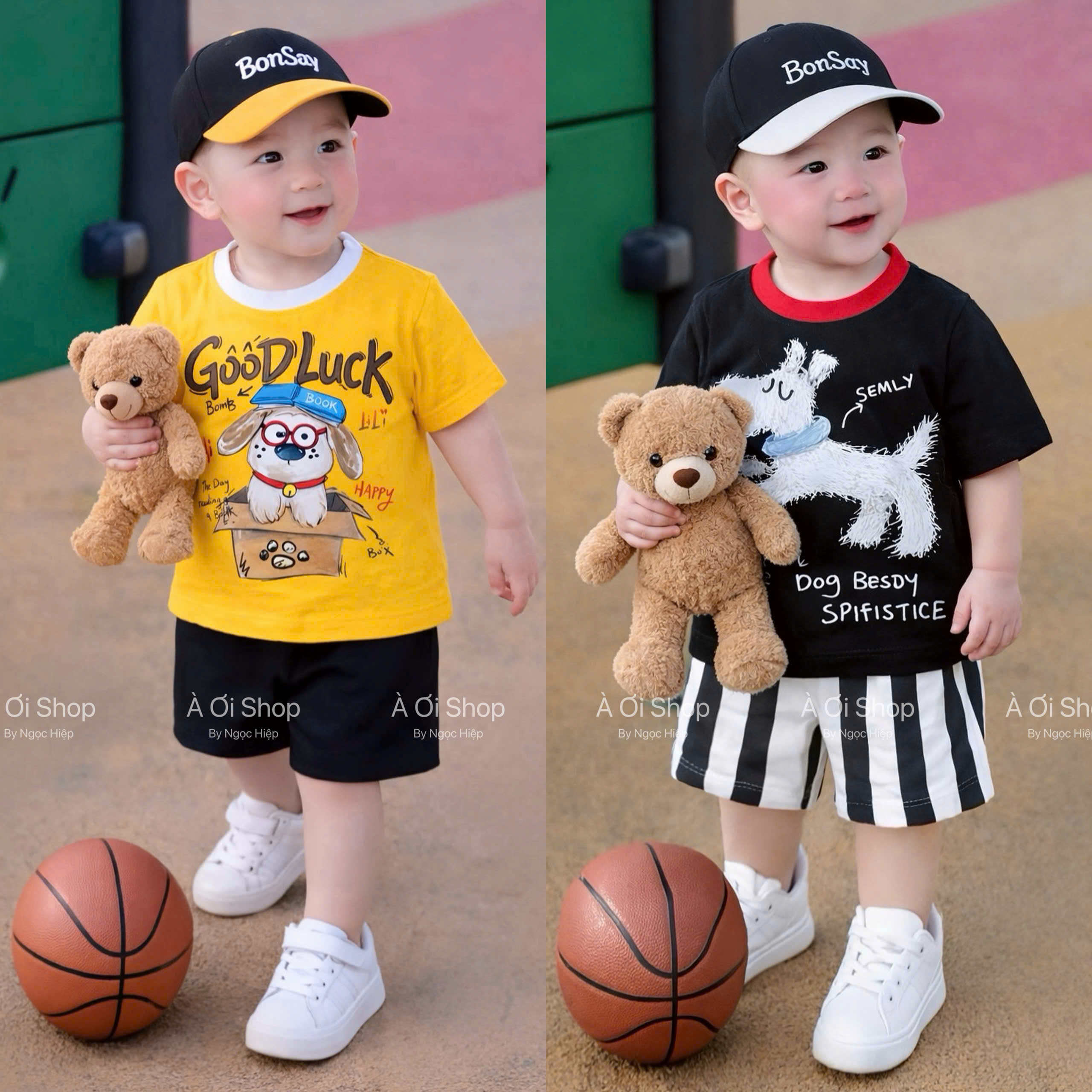 D17 SET 2 BỘ CỘC CHÓ GOOD LUCK - A100.349