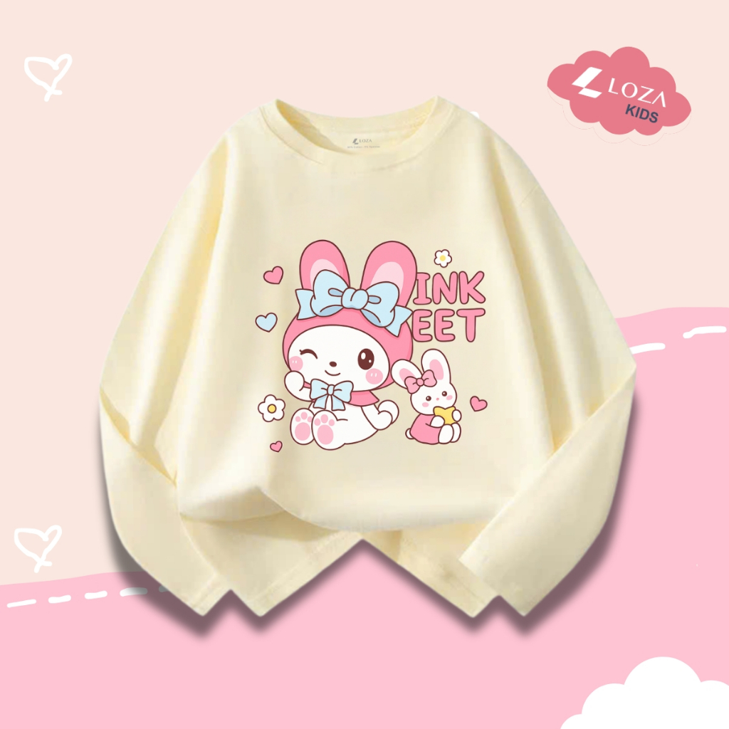 Áo thun dài tay bé gái in hình dễ thương - Loza Kids - KT001_thumbnail_2