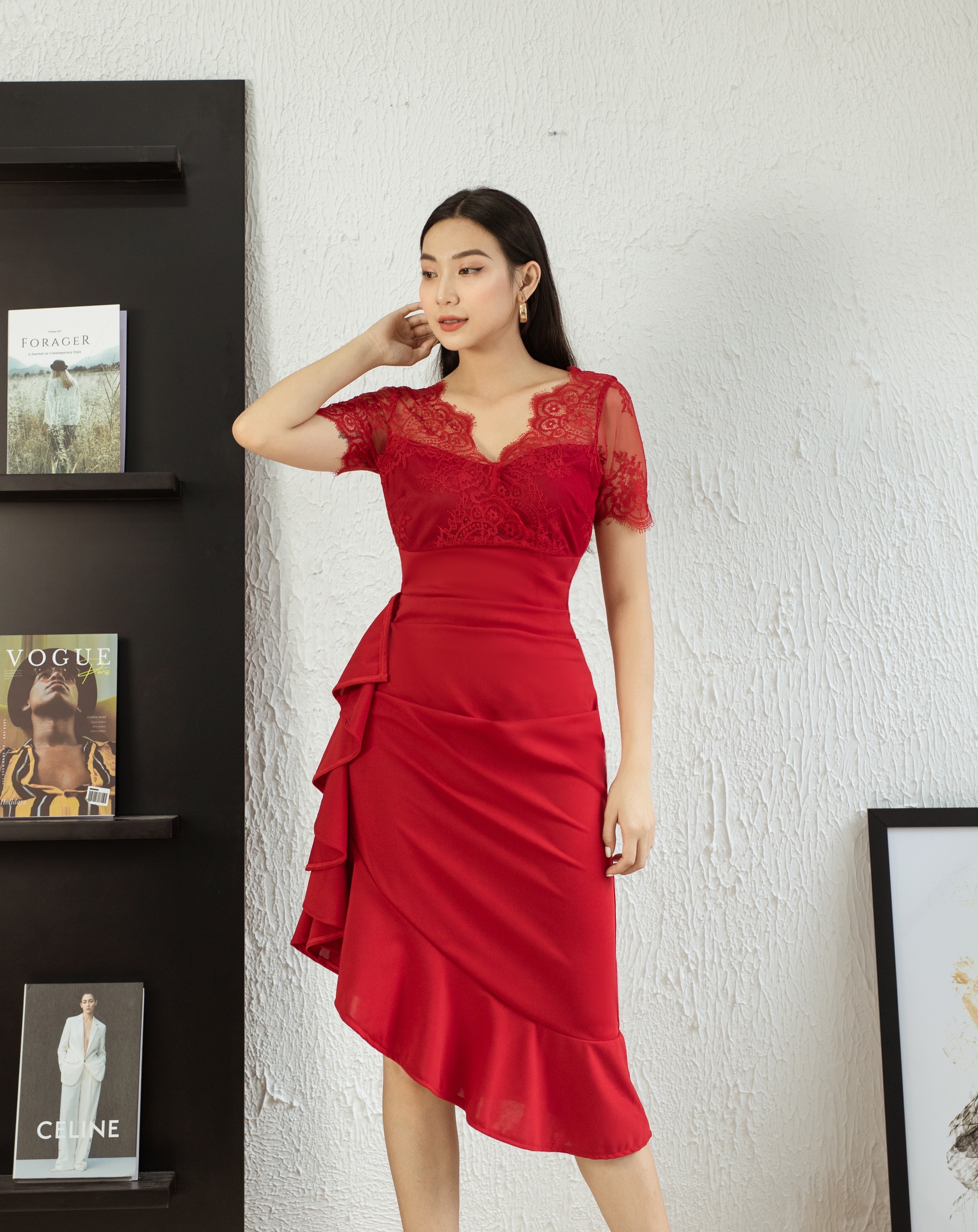 Đầm body đuôi cá phối ren_thumbnail_8