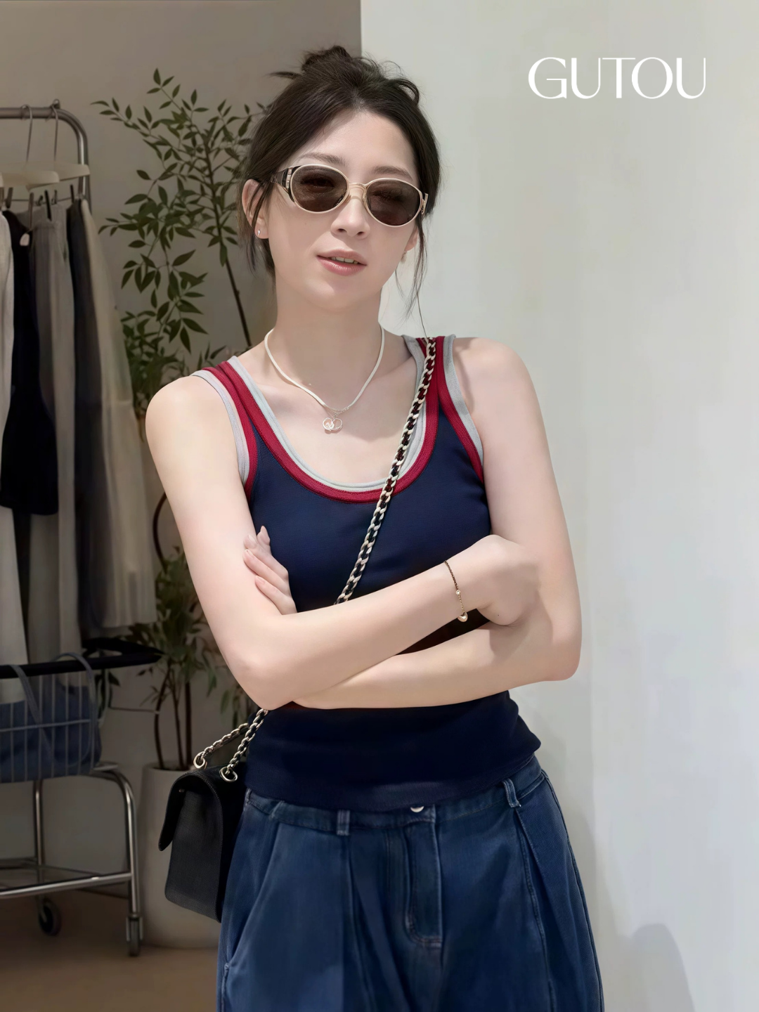 [ GUTOU ] Áo Ba Lỗ Basic Viền Màu