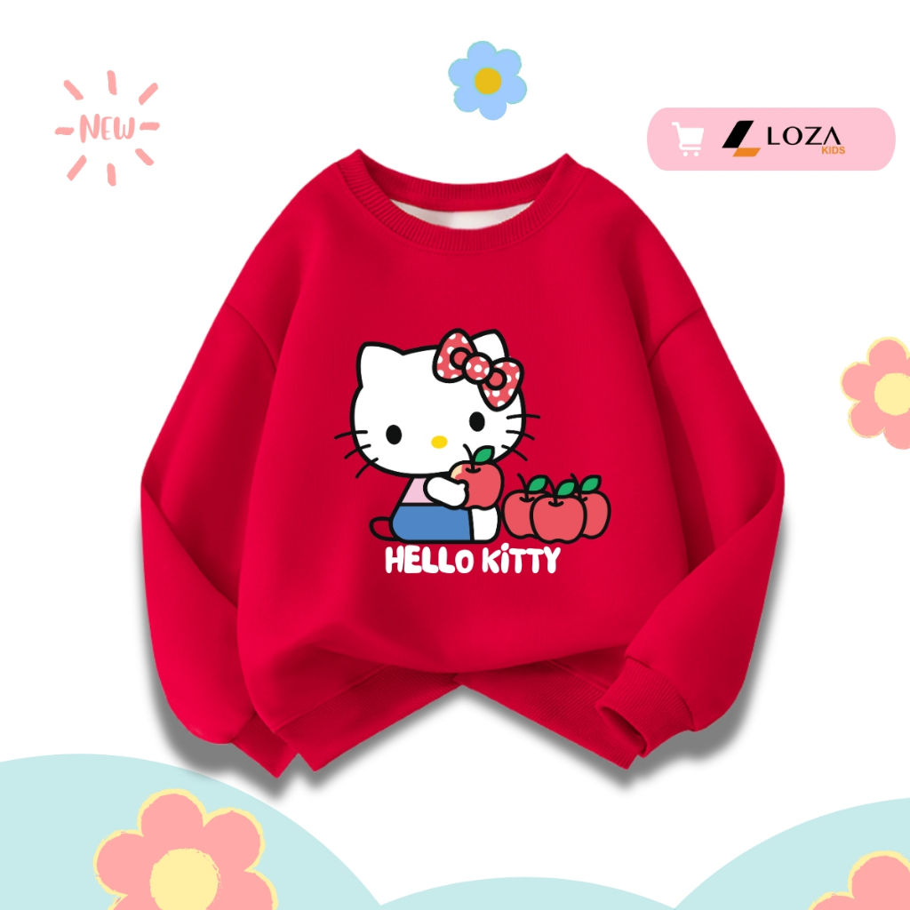 Áo sweater bé gái in hình Hello Kitty - Loza Kids IN021_thumbnail_4