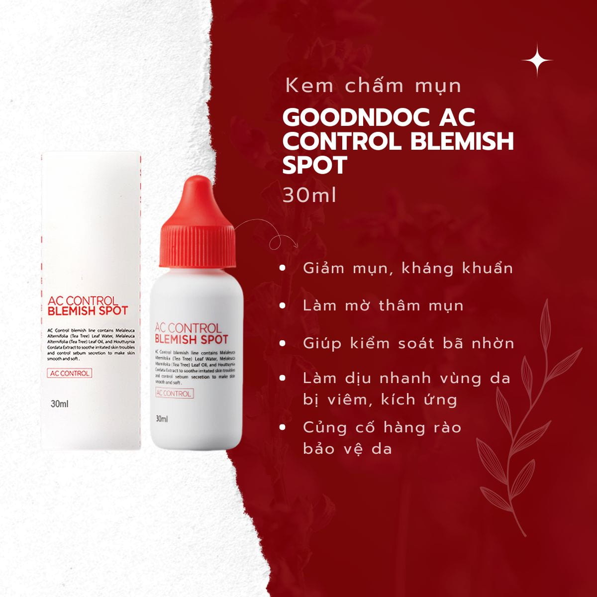 Kem chấm mụn Goodndoc AC Control Blemish Spot 30ml_thumbnail_2