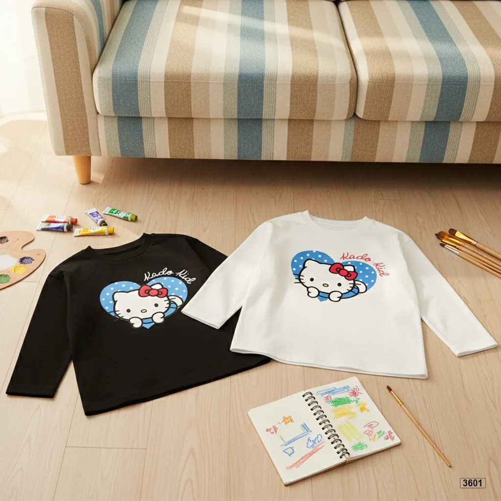 Áo thun bé gái tay dài Kittie Kado Kid 3601_thumbnail_6