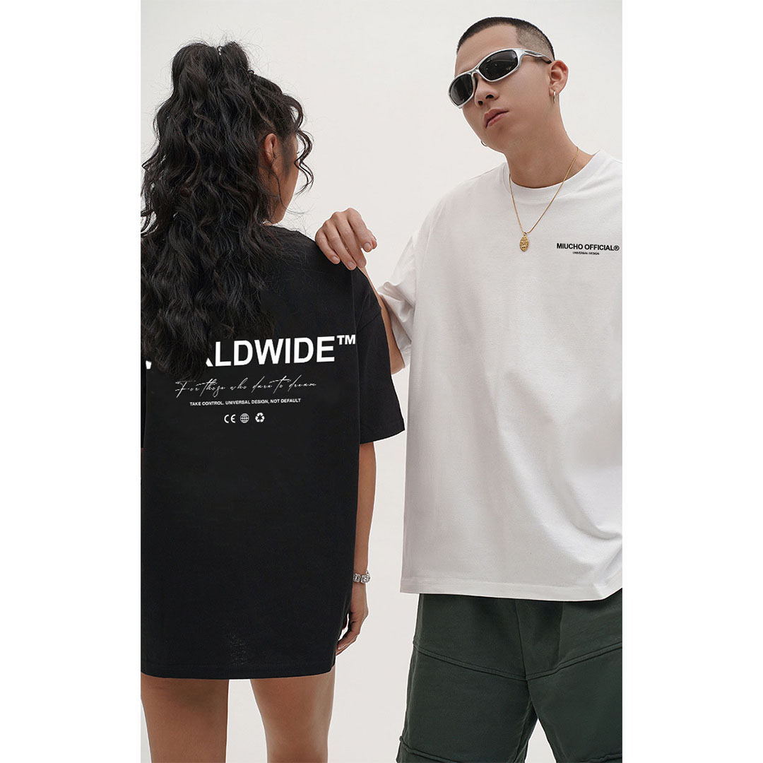Áo thun form rộng unisex vải cotton MT119 Miucho Brand in graphic_thumbnail_5