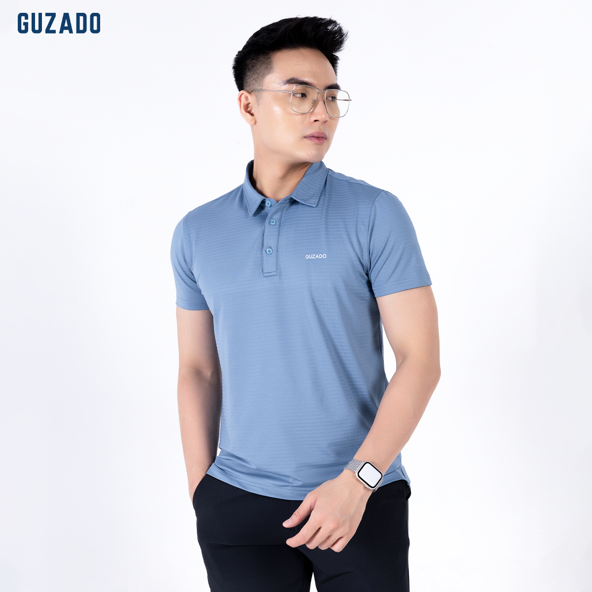 Áo Polo thể thao nam CoolMax-S1 Logo thương hiệu Guzado GPL01_thumbnail_26