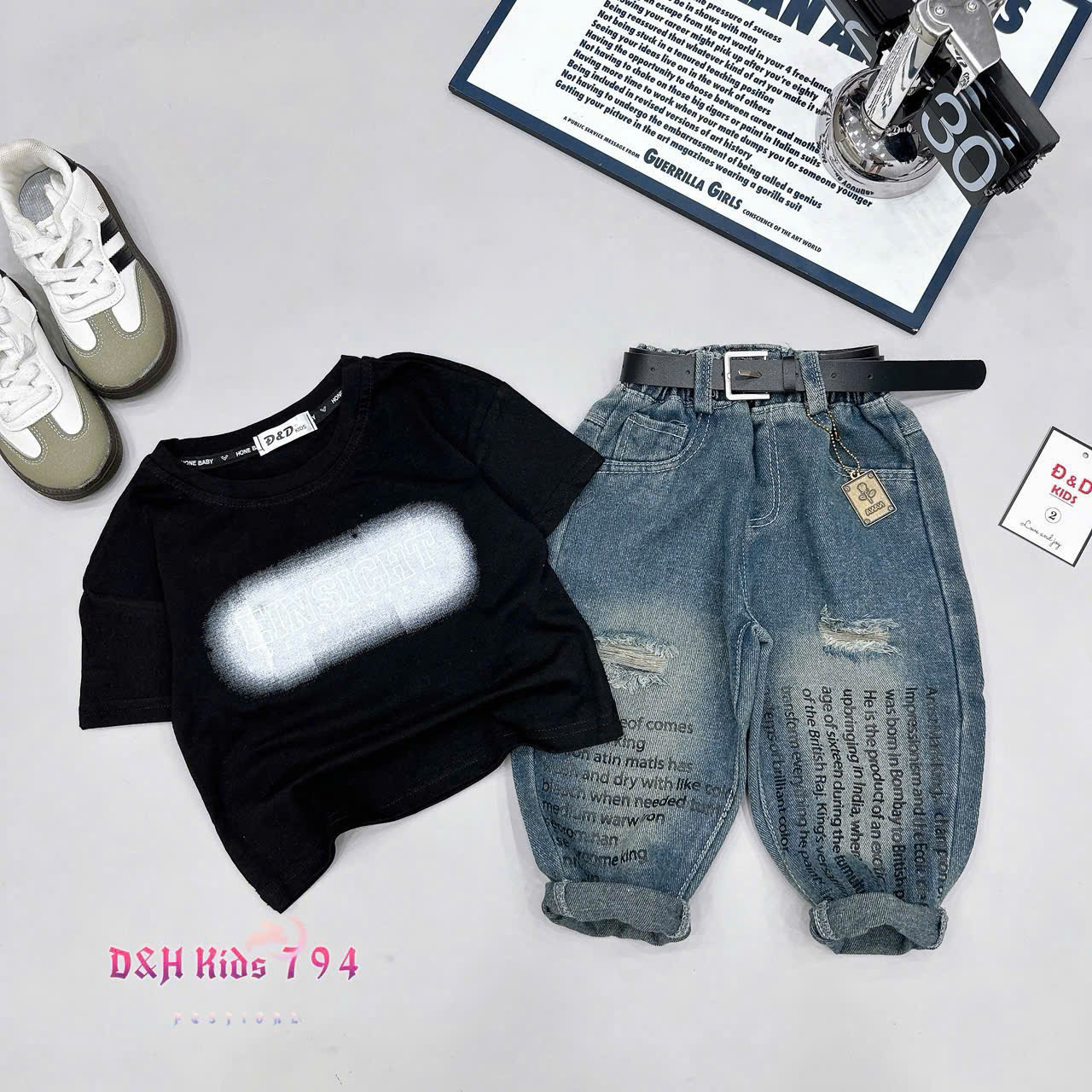 H17 ÁO CỘC QUẦN DÀI EINSICHT IN MỜ KÈM THẮT LƯNG - A116.740