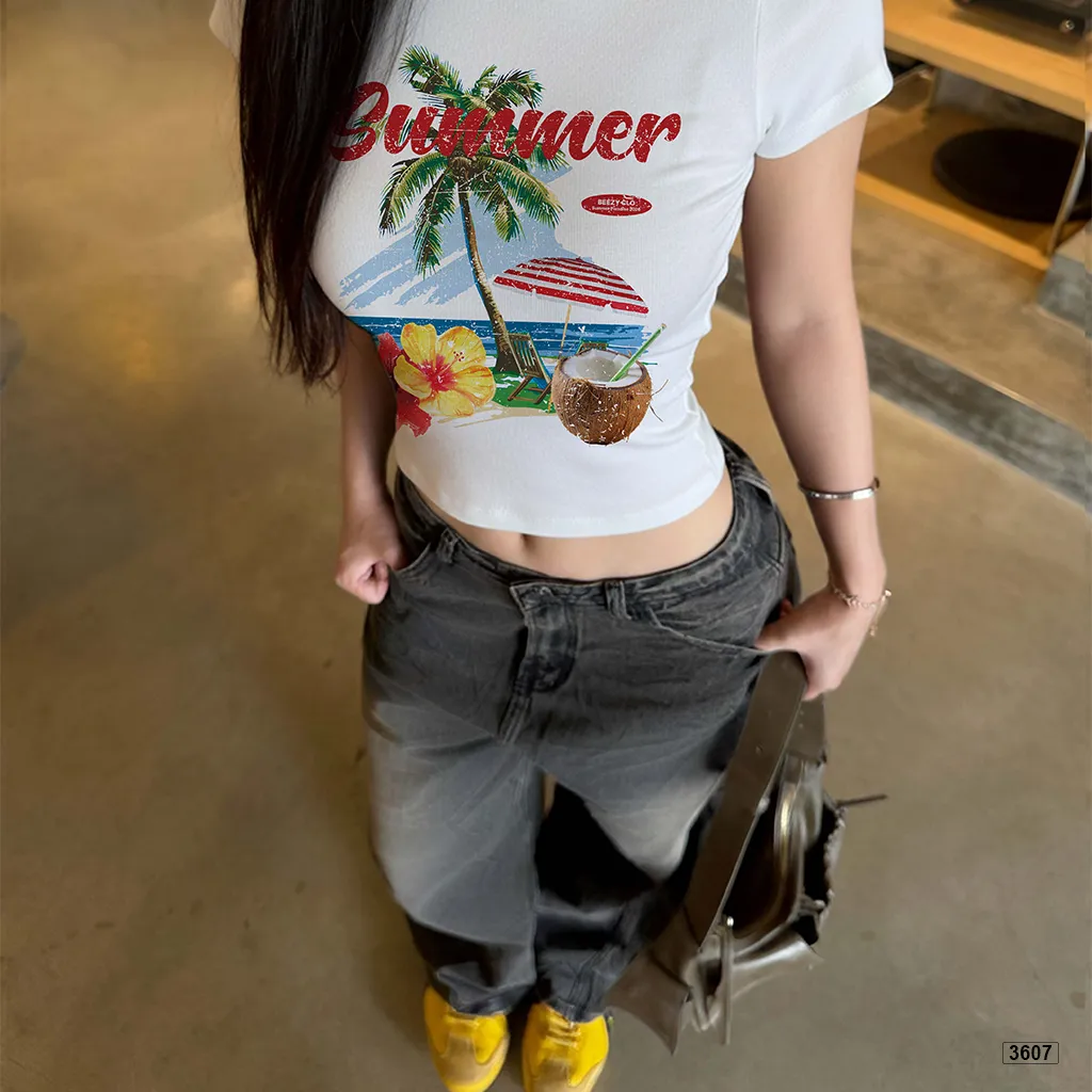 Áo baby tee form ôm Summer vibe Beezy 3607_thumbnail_6