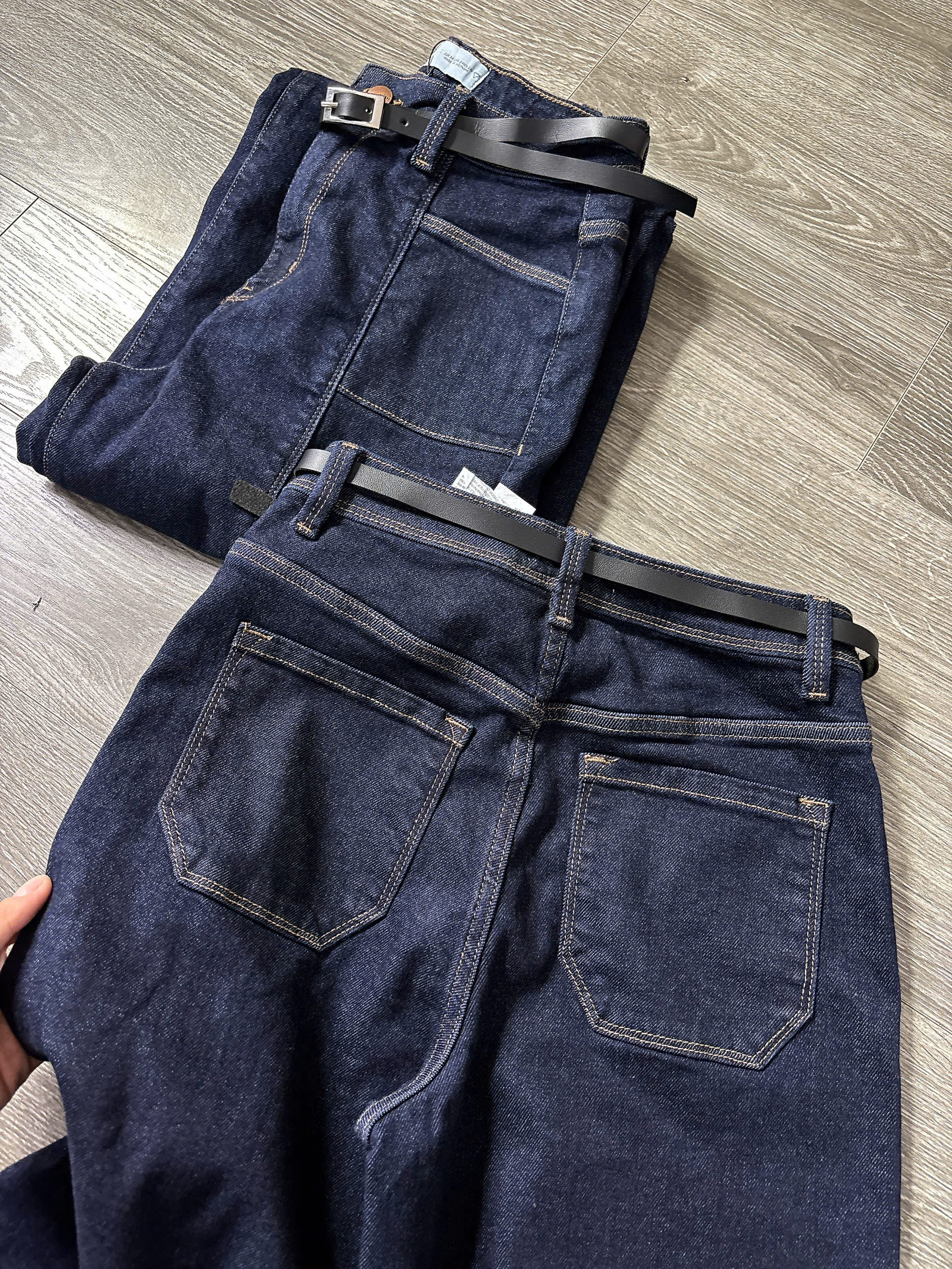 H21 QUẦN JEAN SUÔNG ĐẬM  (KÈM BELT)_thumbnail_6