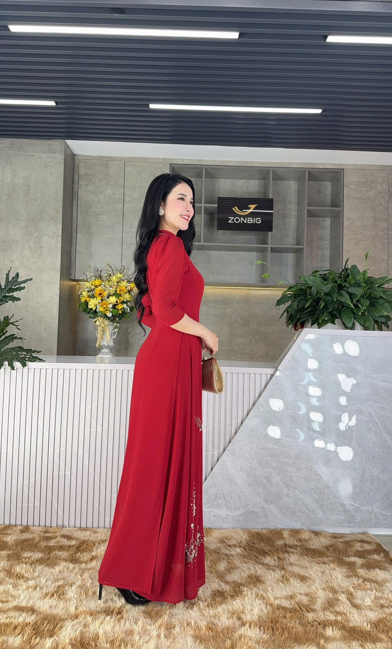 Đầm giả áo dài - Y1849 - Thương hiệu Zonbig_thumbnail_2