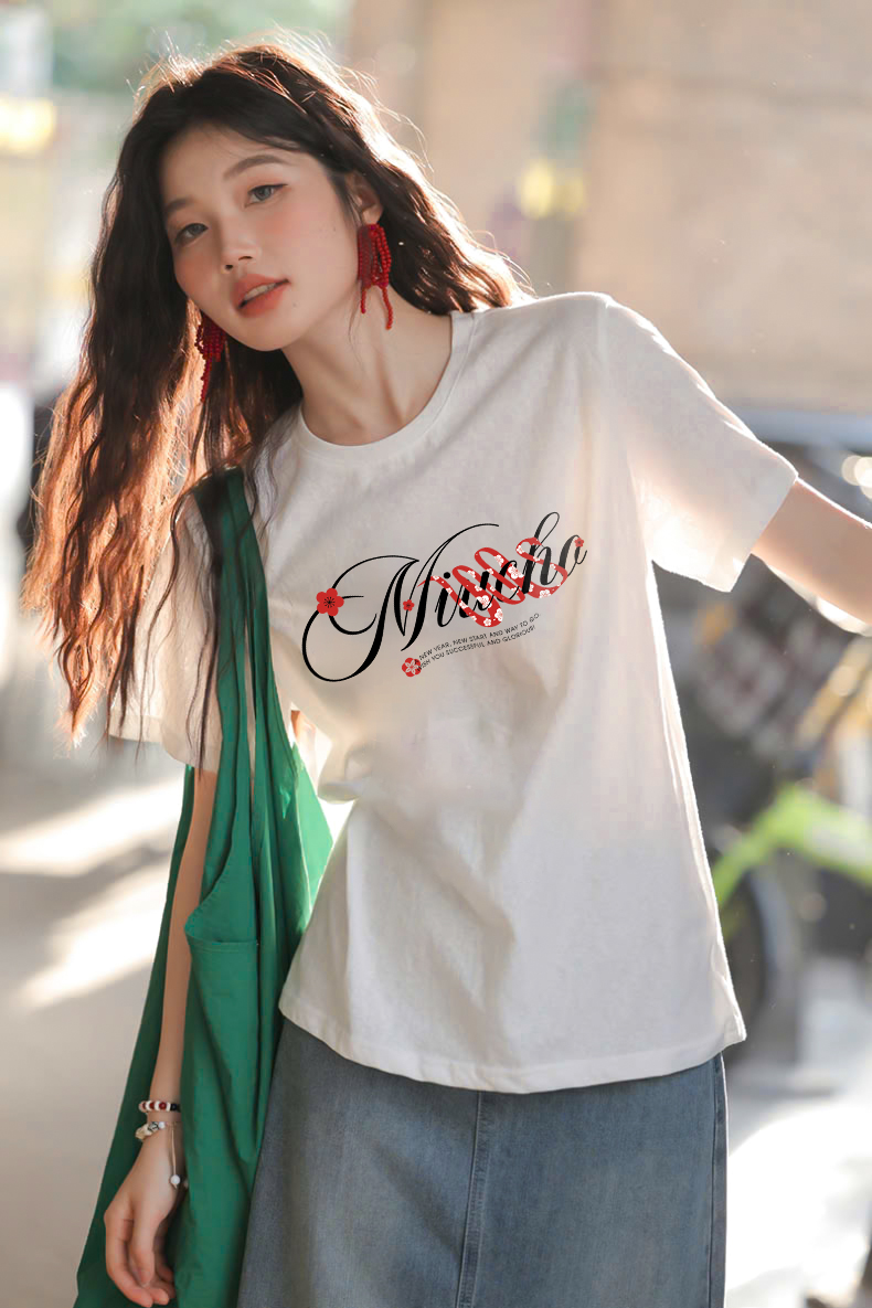 Áo thun nữ tết form vừa regular local brand vải cotton 4c thoáng mát 1809 Miucho in graphic_thumbnail_6