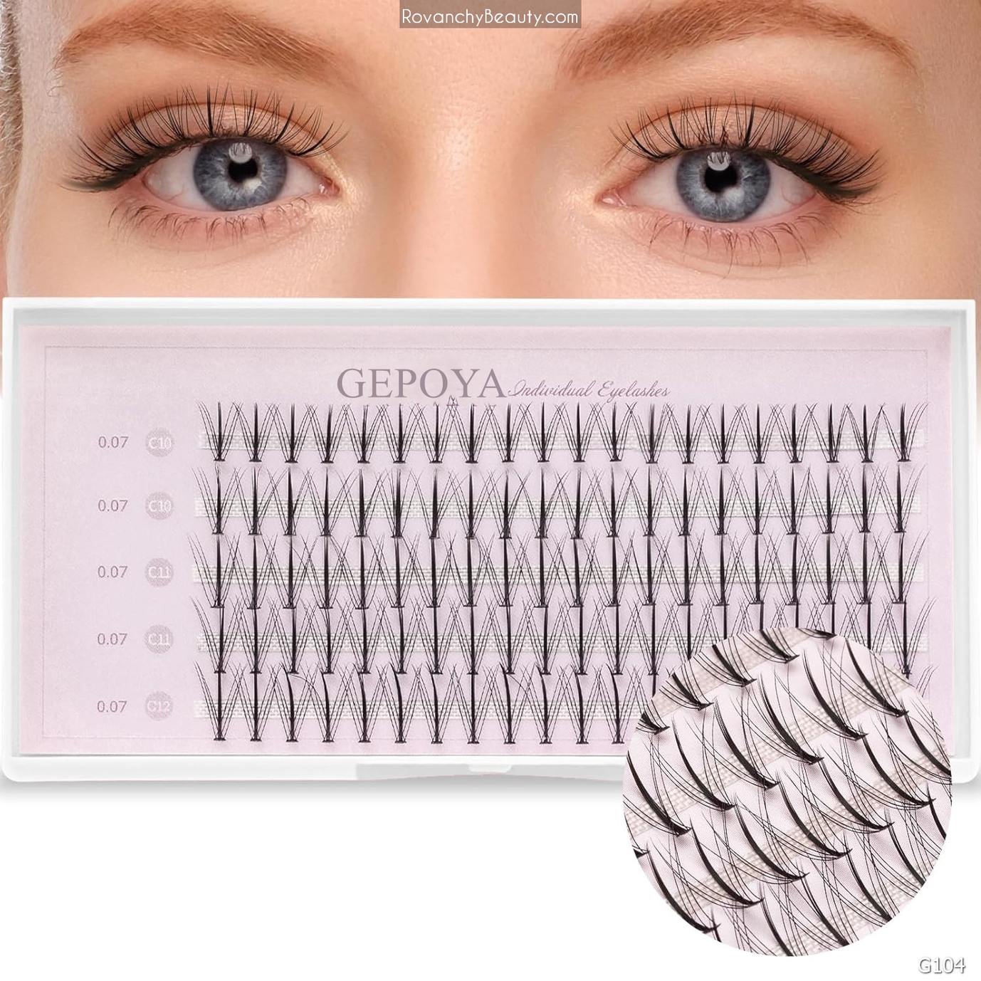 G104 Mi Lẻ GEPORA 100 Sợi, Siêu Tự Nhiên, Mềm Nhẹ, Không Keo Thừa, Tái Sử Dụng_thumbnail_12