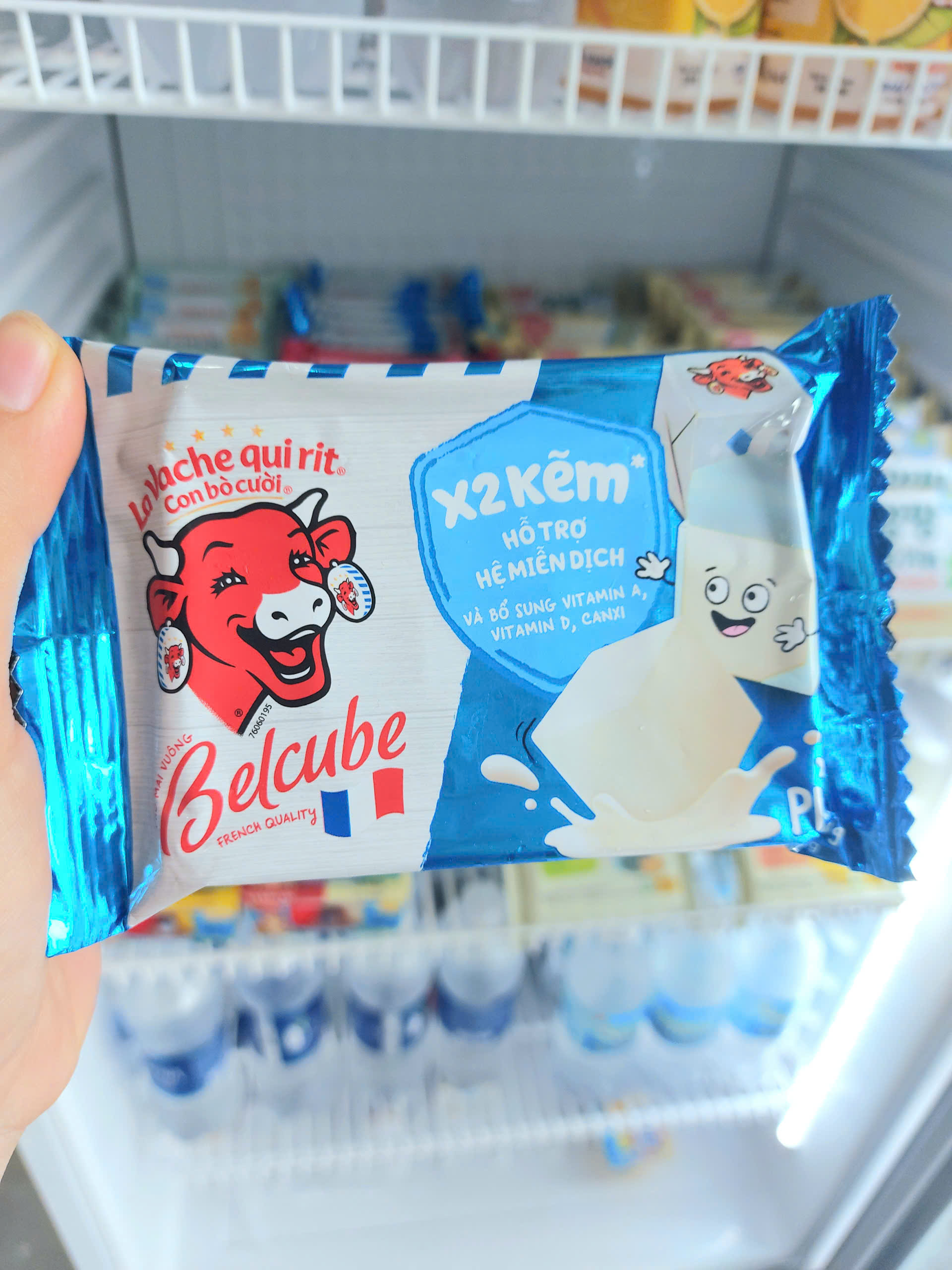 Pho Mai Vuông con bò cười xanh 78g