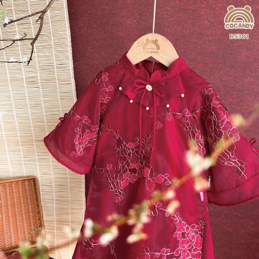 Bộ áo dài ĐỎ Chu Tước_thumbnail_6
