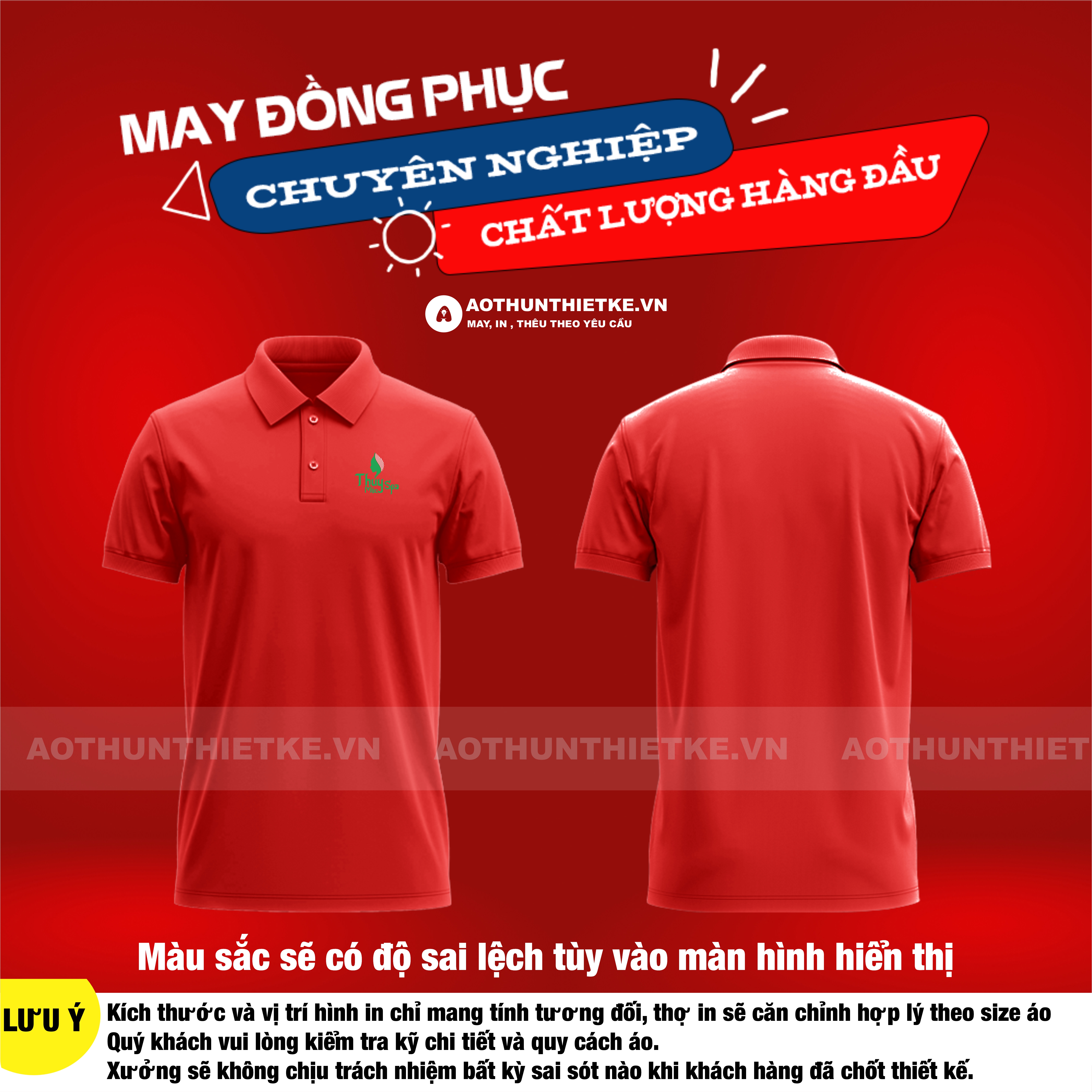 Áo Thun Đồng Phục Thủy Mộc Spa