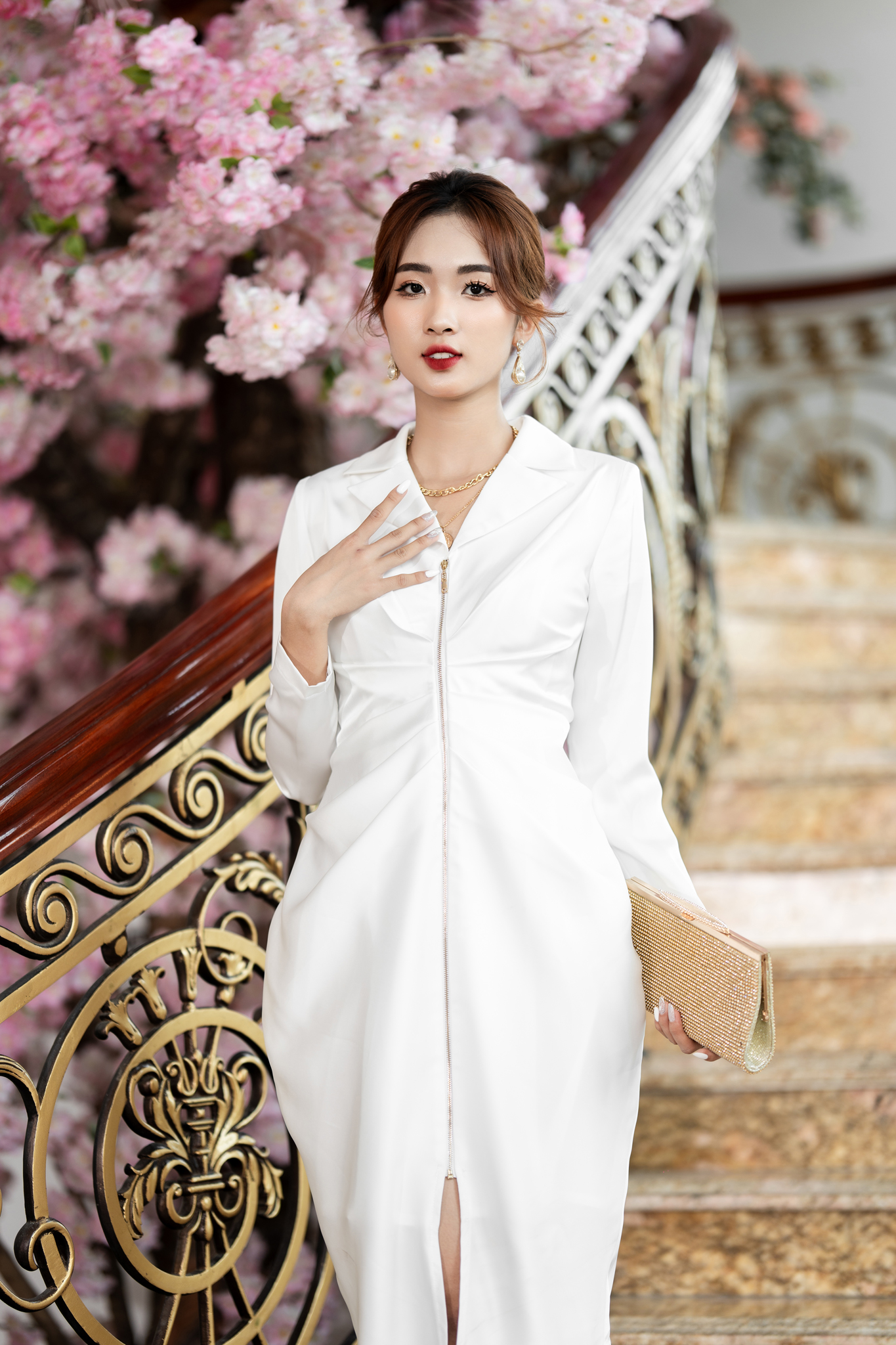 ĐẦM ĐI TIỆC MÀU TRẮNG DÀI TAY- MELY DRESS_thumbnail_5