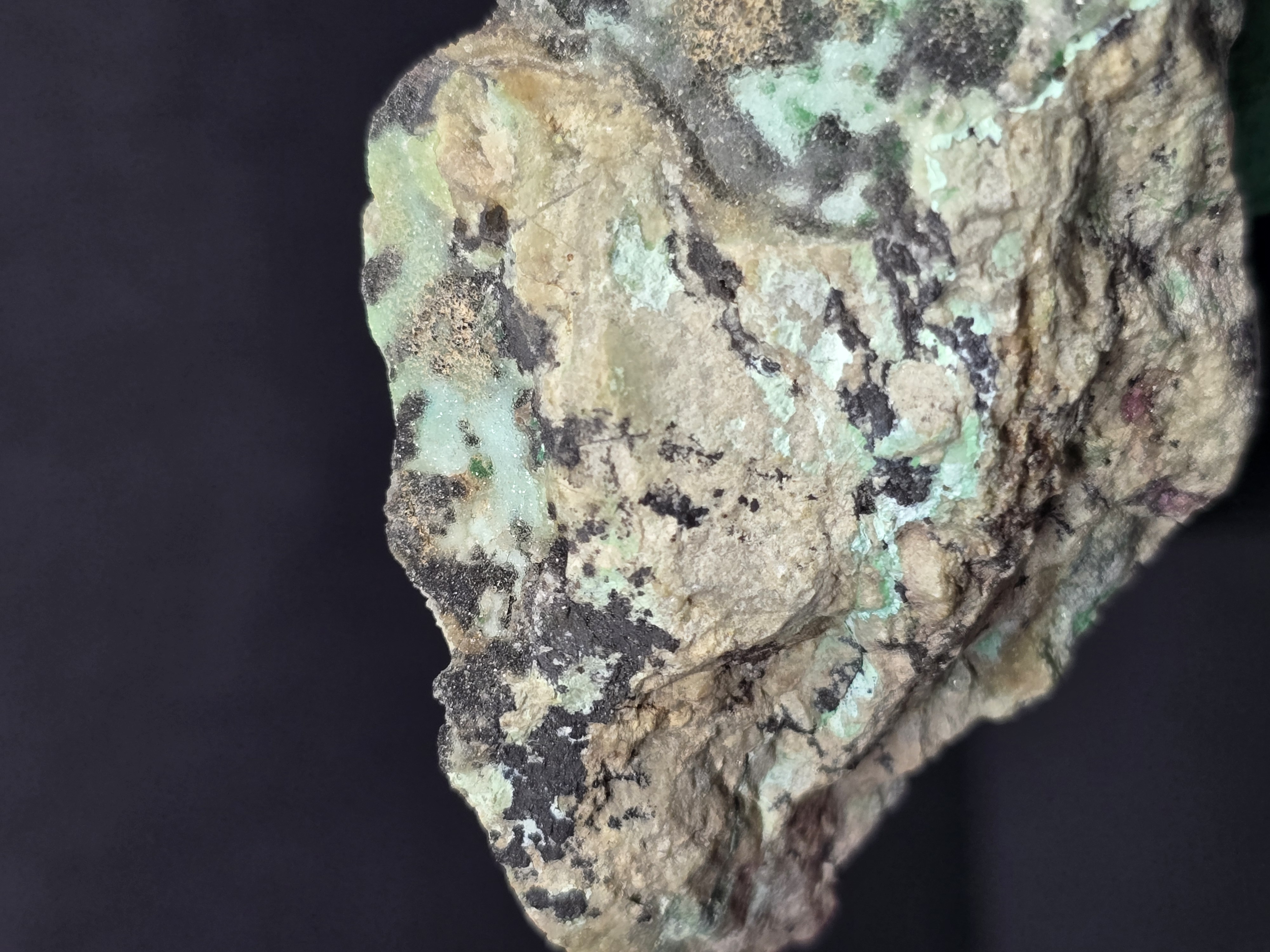 Tinh Thể Chrysocolla Cộng Sinh Thạch Anh (Sugar Chrysocolla) Và Dendritic Nhánh Cây_thumbnail_12