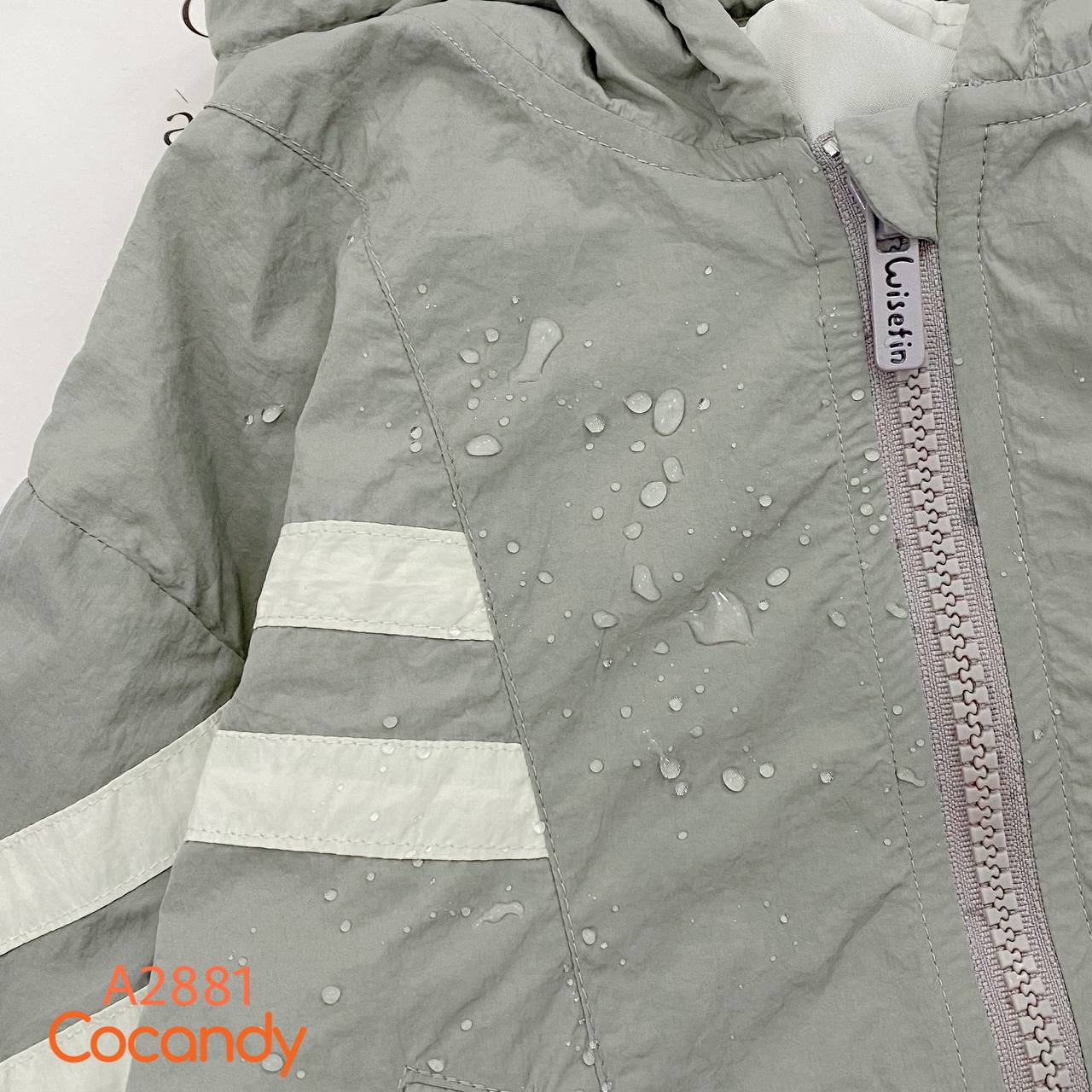 Áo khoác gió XANH RÊU 2 kẻ sọc_thumbnail_1