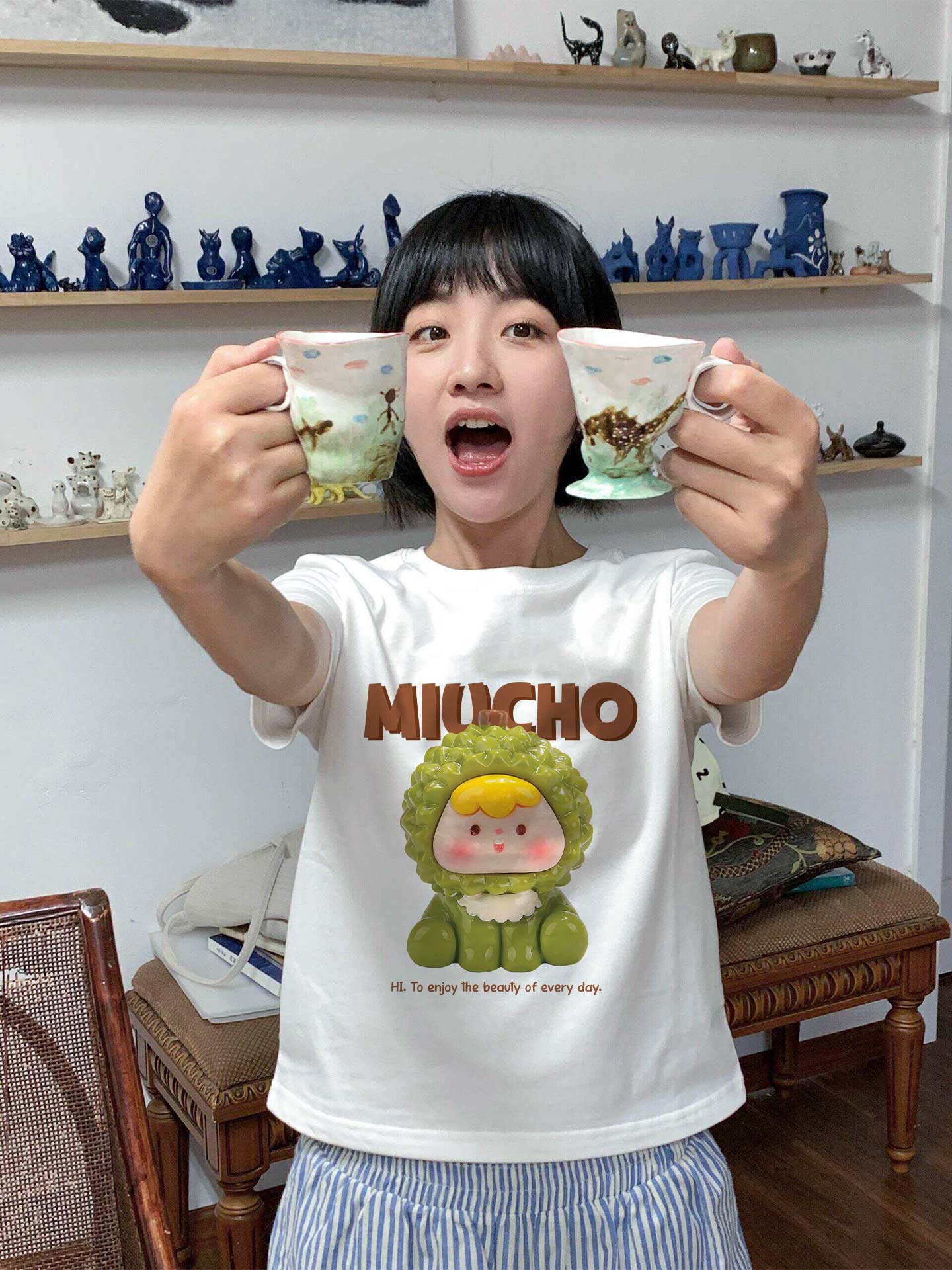 Áo baby tee in hoạt hình dễ thương form ôm ABD1567 Miucho vải cotton co giãn thoải mái cổ tròn in mix_thumbnail_6