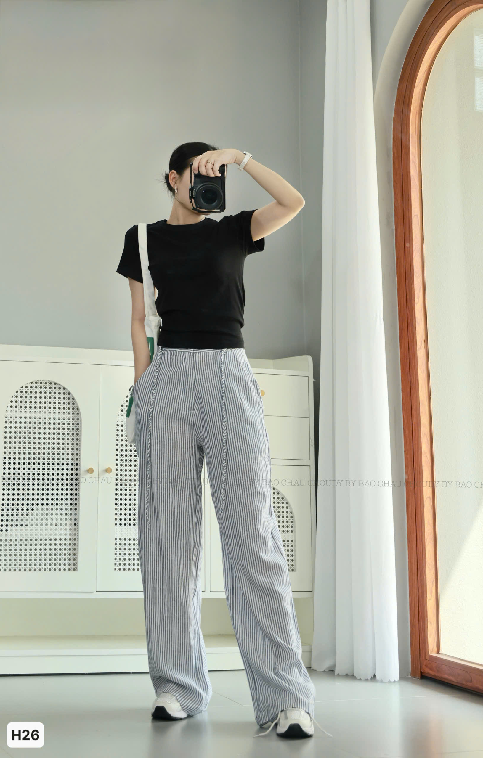 H26 QUẦN SUÔNG 2 MÀU  (KÈM DÂY)