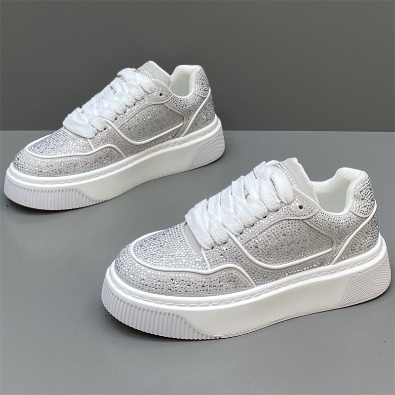 GA408 - Giày Nam Kim Cương Nóng Nhẹ Sang Trọng 2025, Giày Thể Thao Thông Thường Phong Cách Hàn Quốc Mùa Thu Mới, Niche Retro, Giày Đế Mềm Thoải Mái CR_thumbnail_4