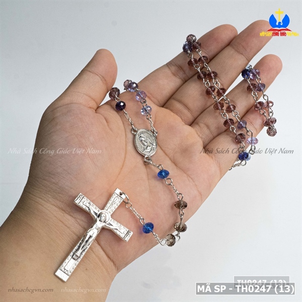 Chuỗi Mân côi 50 phale Itay (màu tím + xanh dương)_thumbnail_3