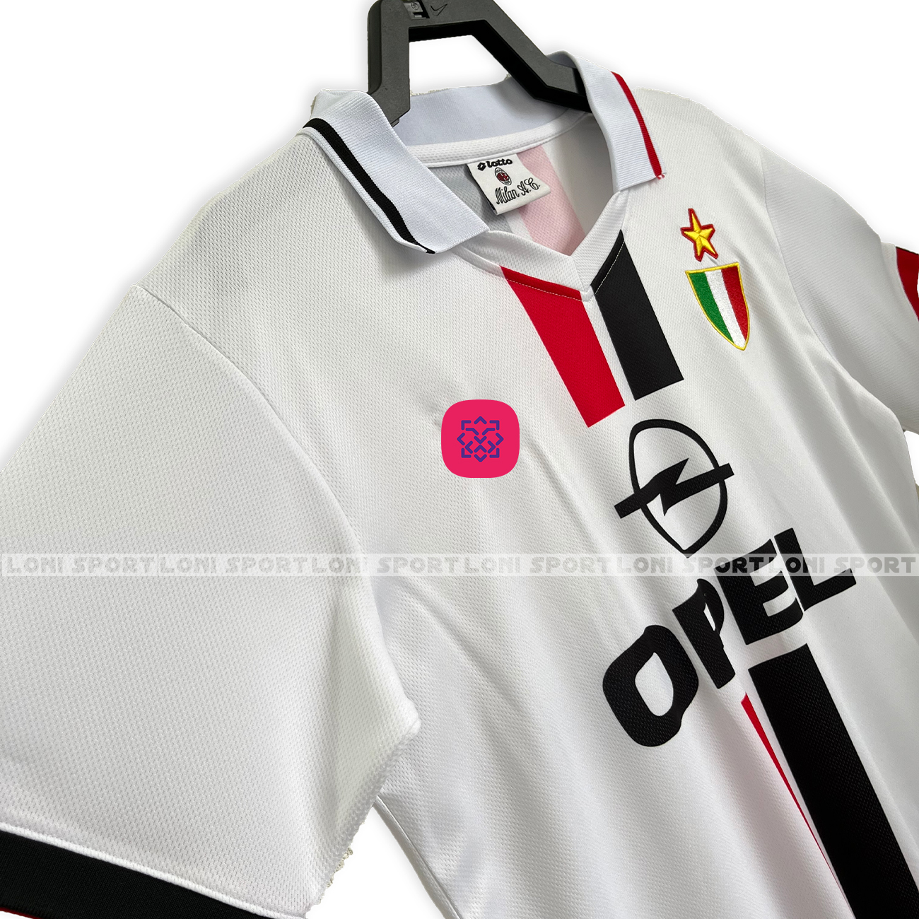Áo retro Ac Milan sân khách trắng 95/96_thumbnail_6