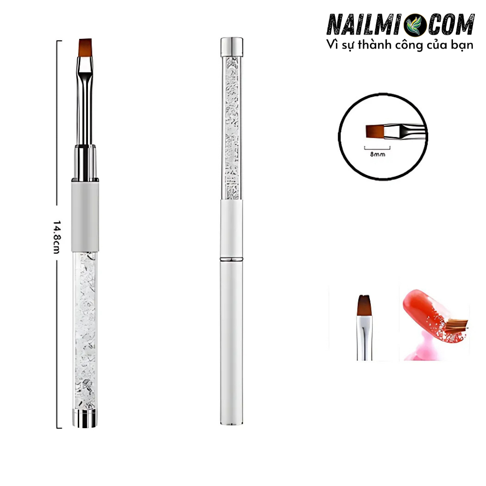 Cọ đắp gel - bản vuông - cán đá_thumbnail_1