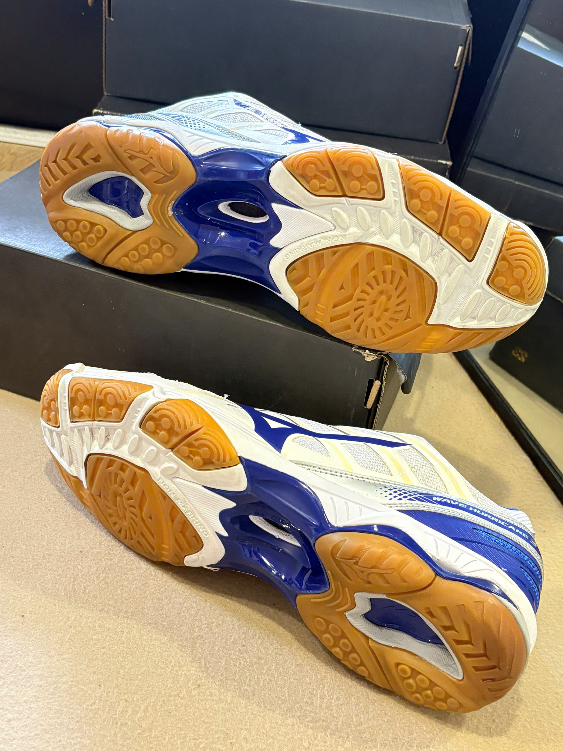 Mizuno Wave Hurricane 3 Volleyball Shoes V1GB174022 - White/Blue_thumbnail_6