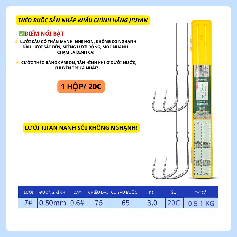 Hộp Thẻo Thi Đấu JIUJAN Lưỡi Nanh Sói Không Nhạnh_thumbnail_21
